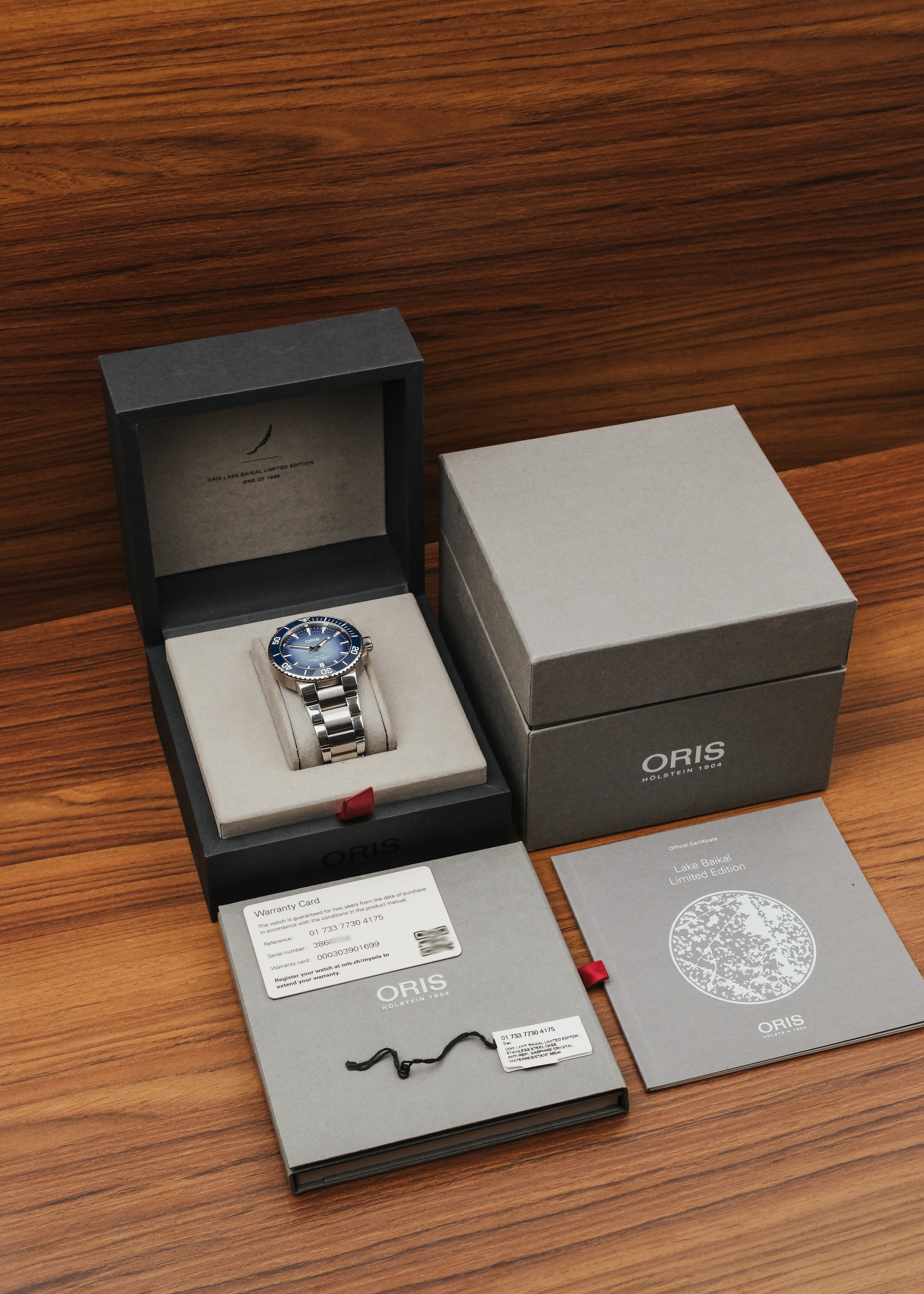 2020 Oris Aquis Lake Baikal Limited Edition (Box & Papers)