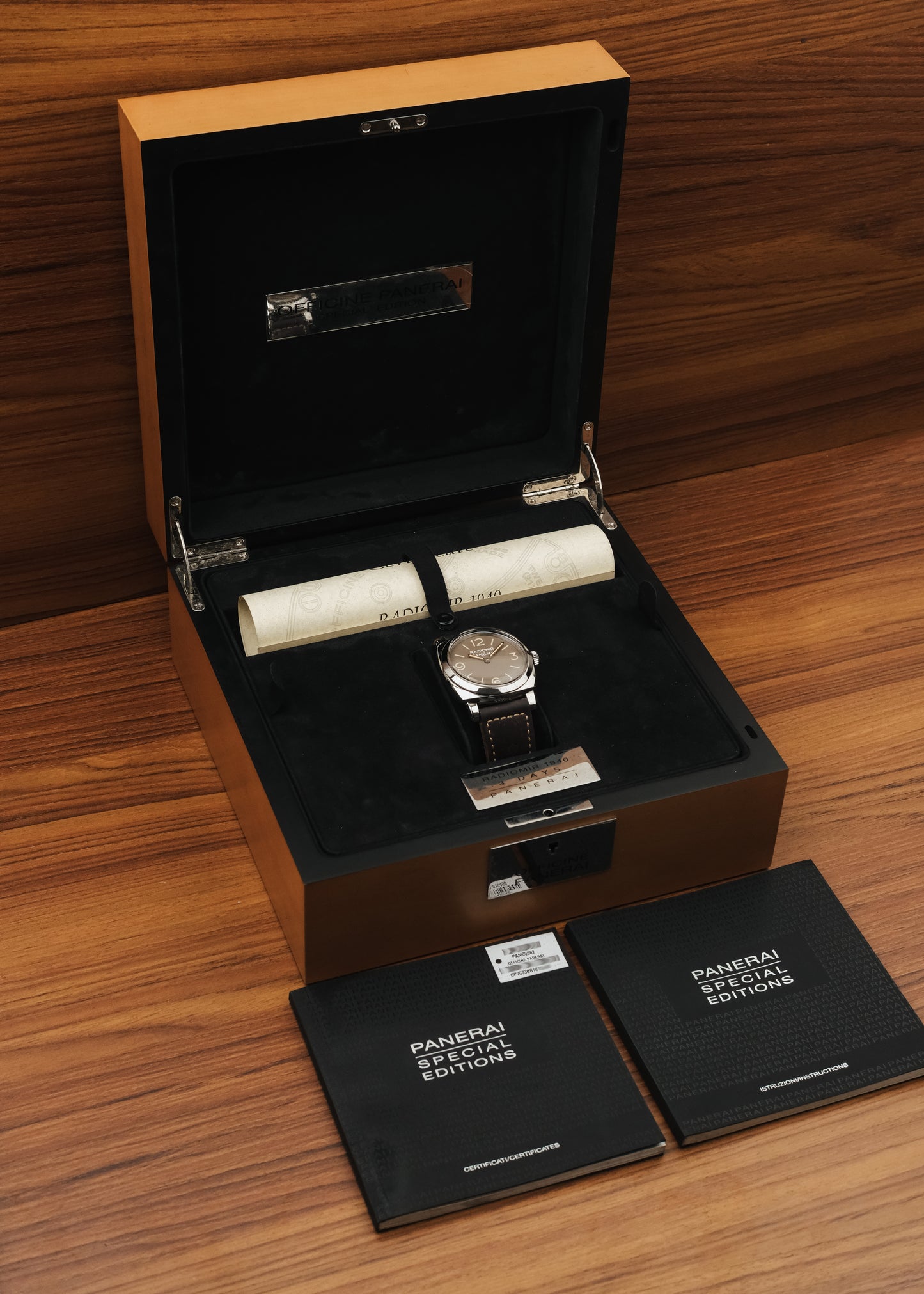 2017 Panerai Radiomir 1940 3 Days Acciaio Limited Edition (Box & Papers)