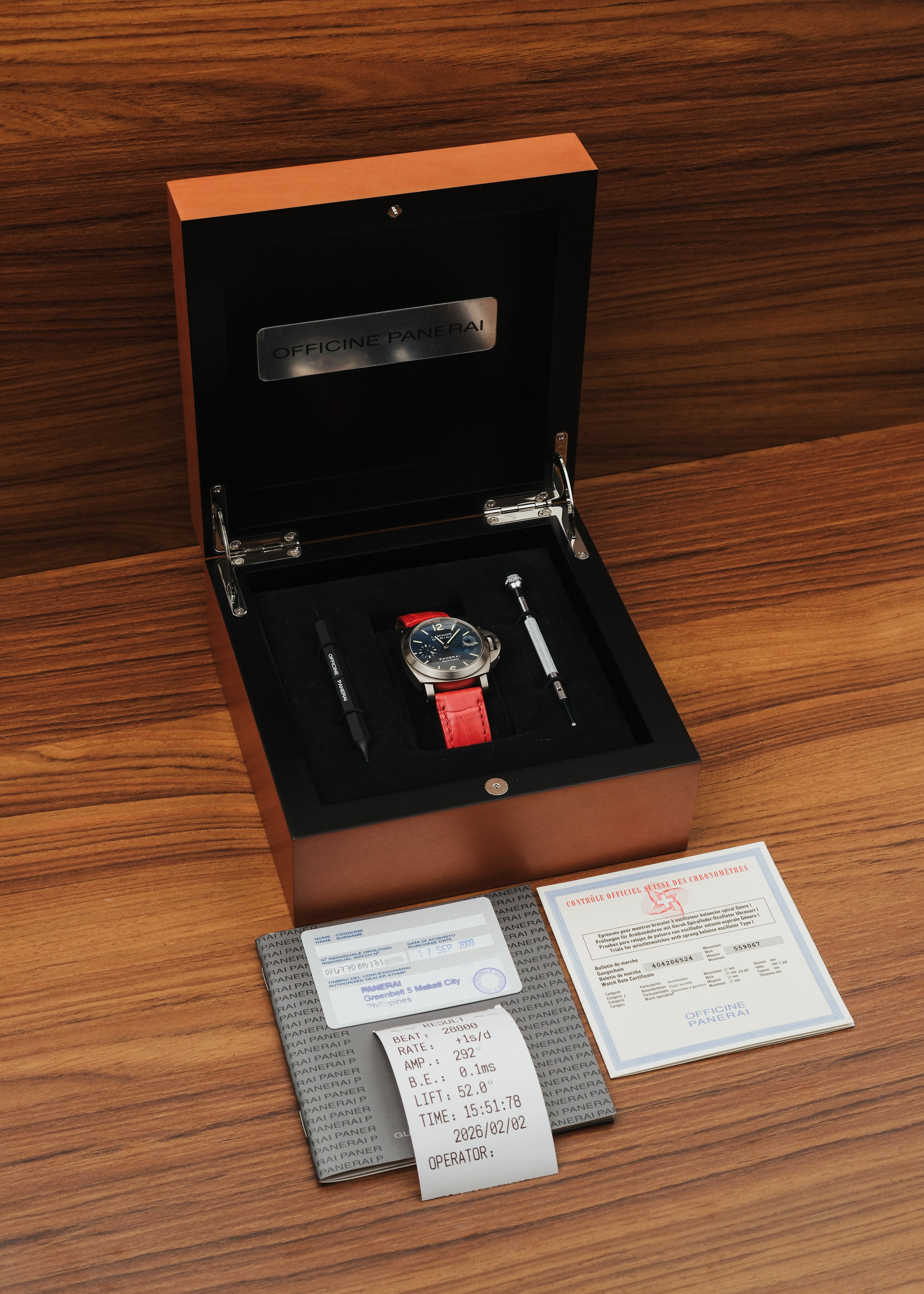 2009 Panerai Luminor Marina Titanio