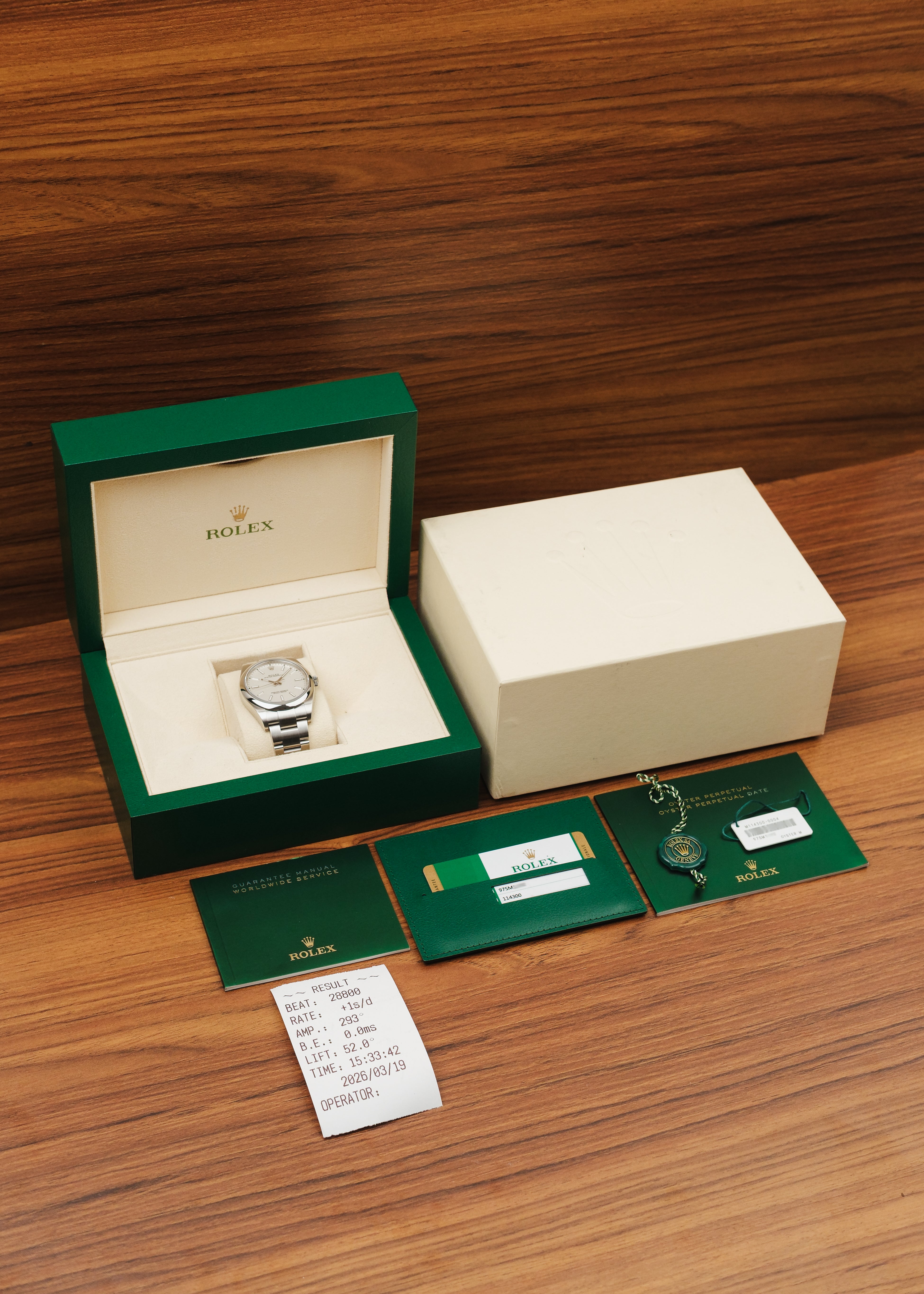 2020 Rolex Oyster Perpetual (Box & Papers)
