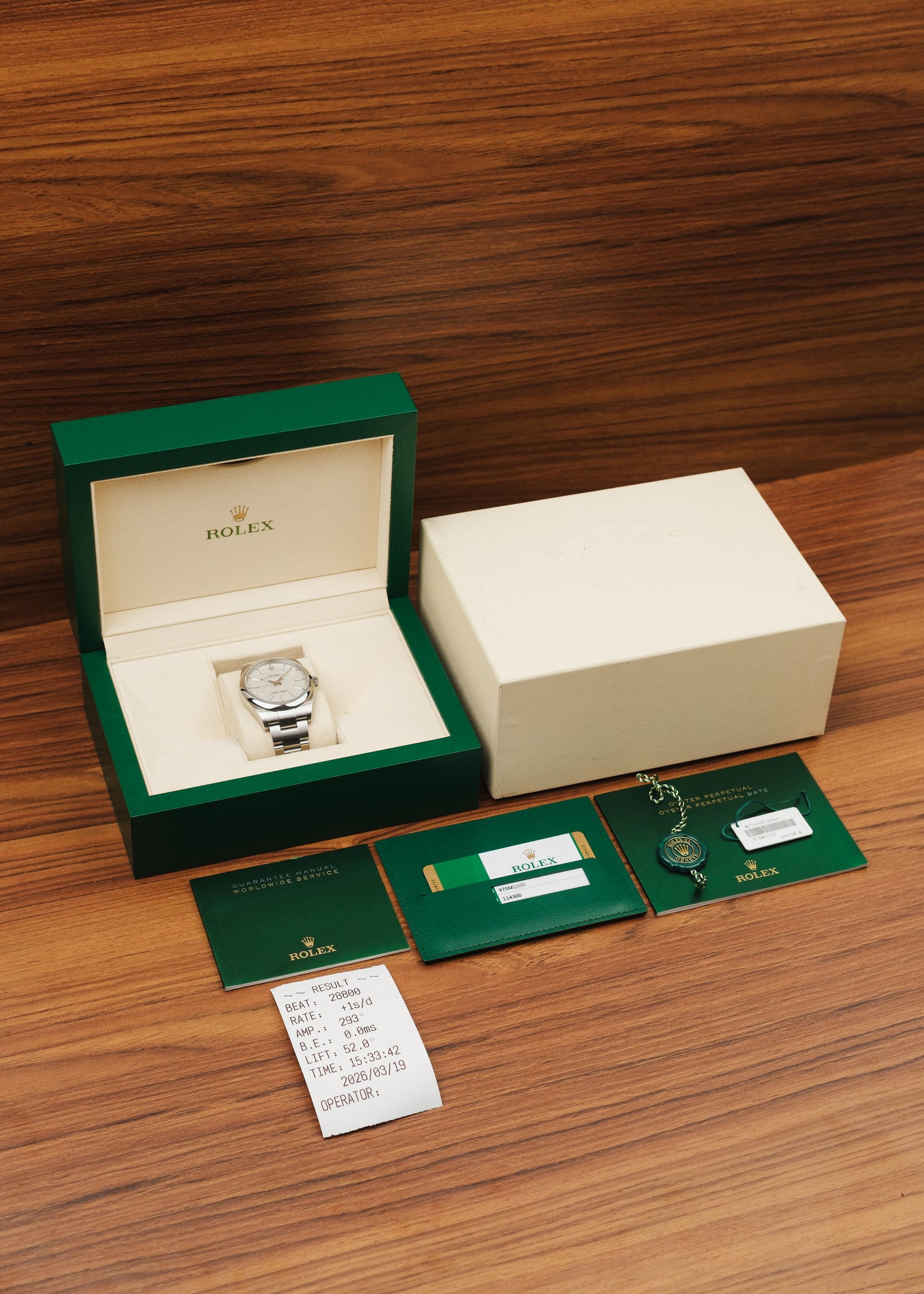 2020 Rolex Oyster Perpetual (Box & Papers)