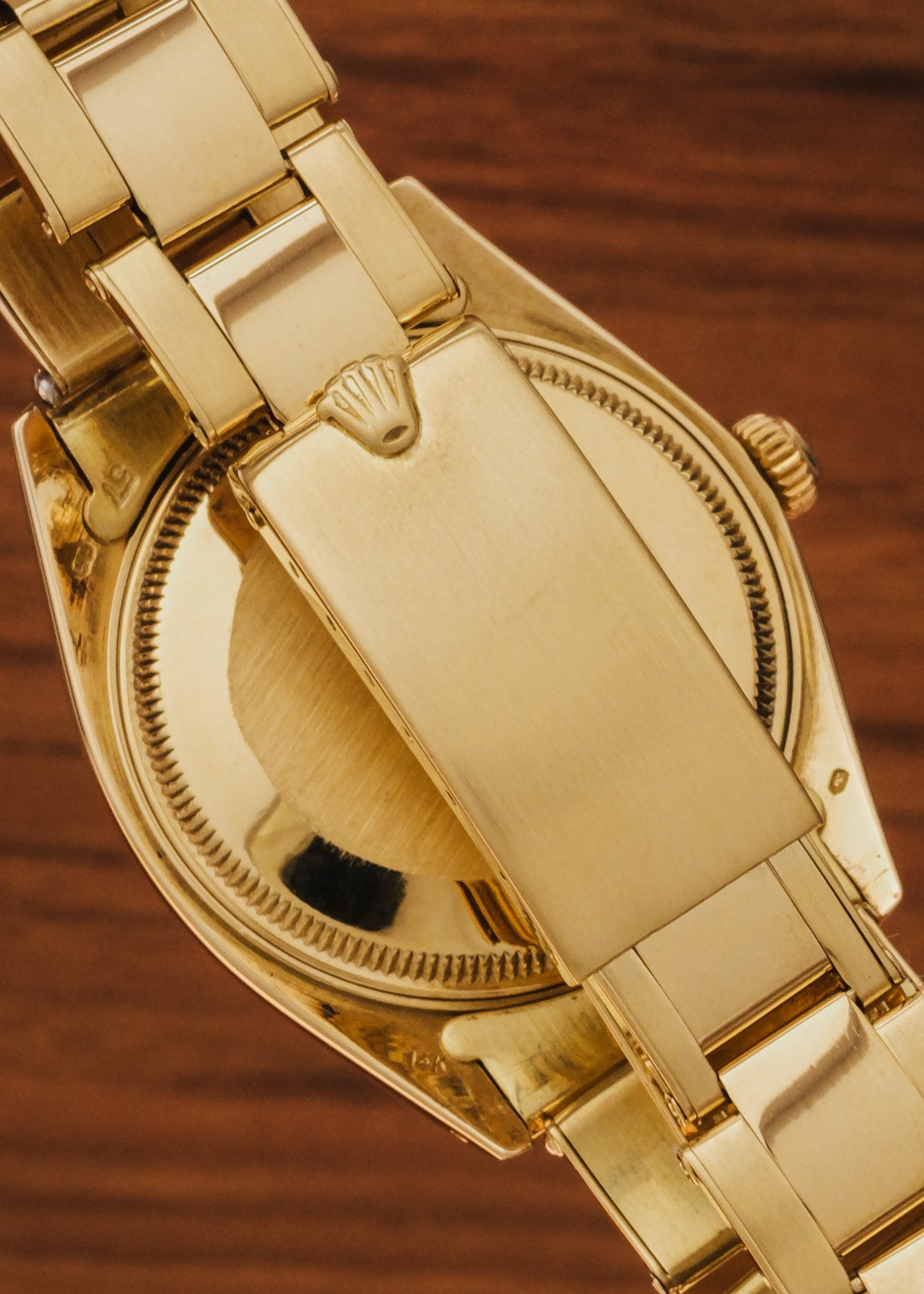 1976 Rolex Oyster Perpetual Date 14K Gold "Sigma Dial"