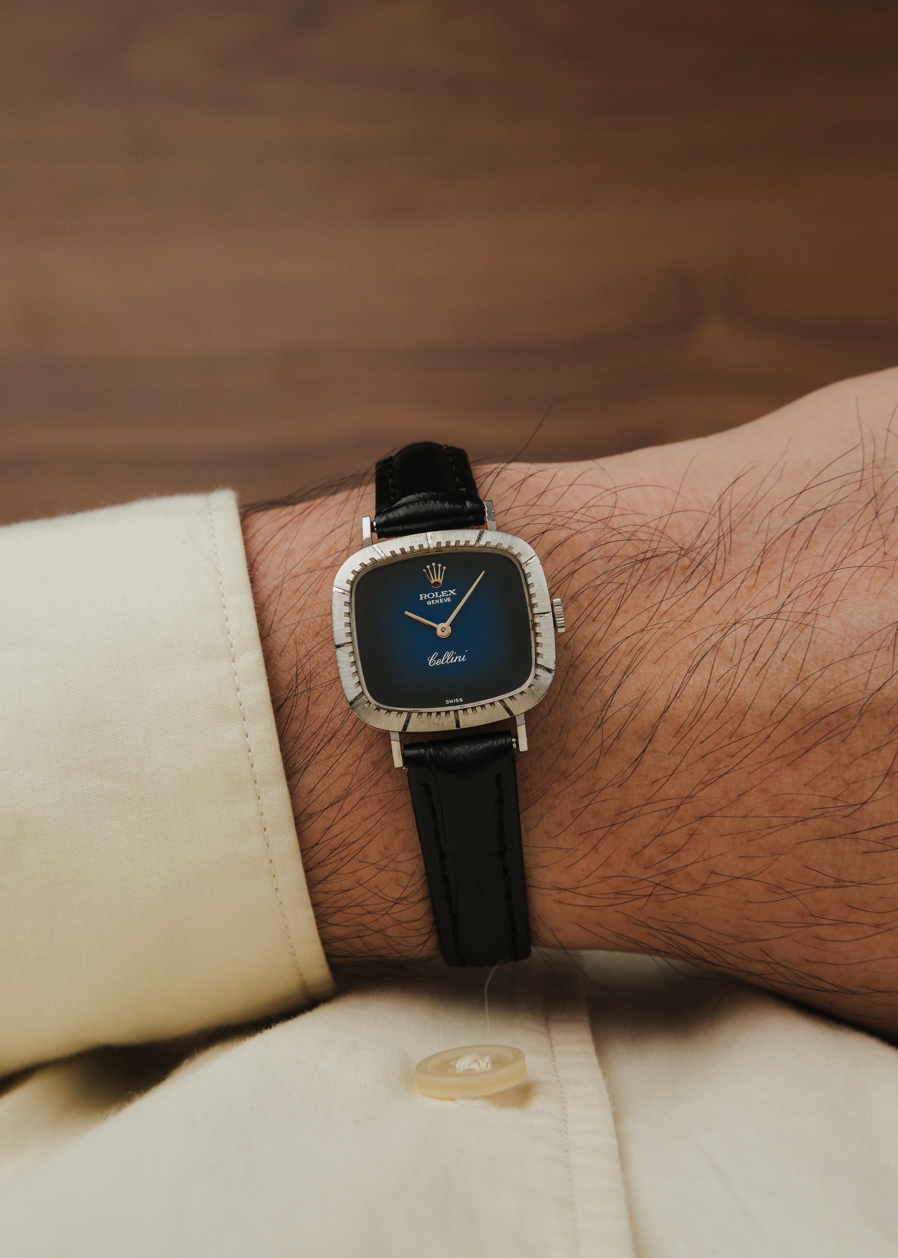 1976 Rolex Cellini "Blue Vignette"