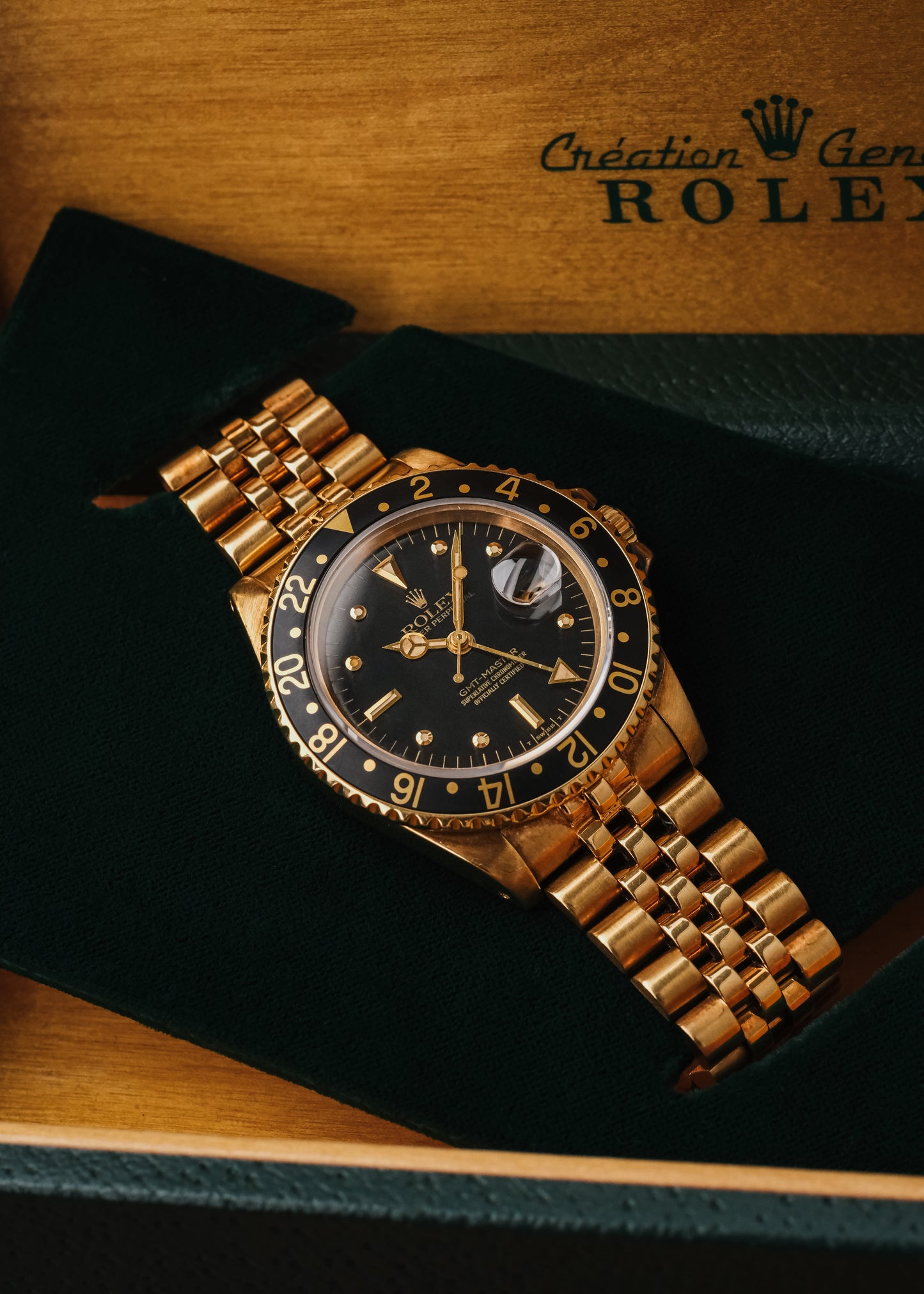 1981 Rolex GMT-Master 18K Gold (Box)