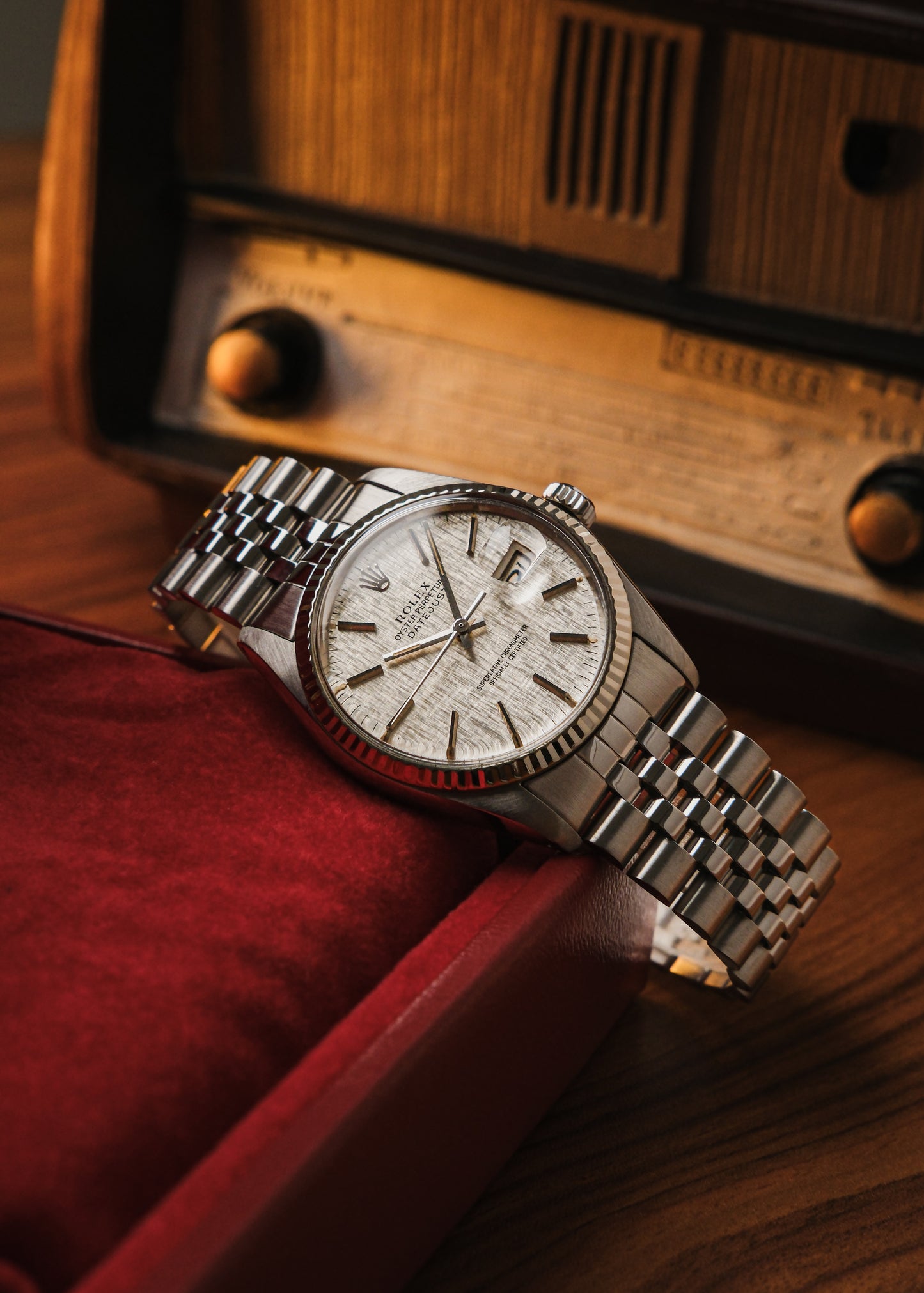 1979 Rolex Datejust "Linen Dial" (Box)