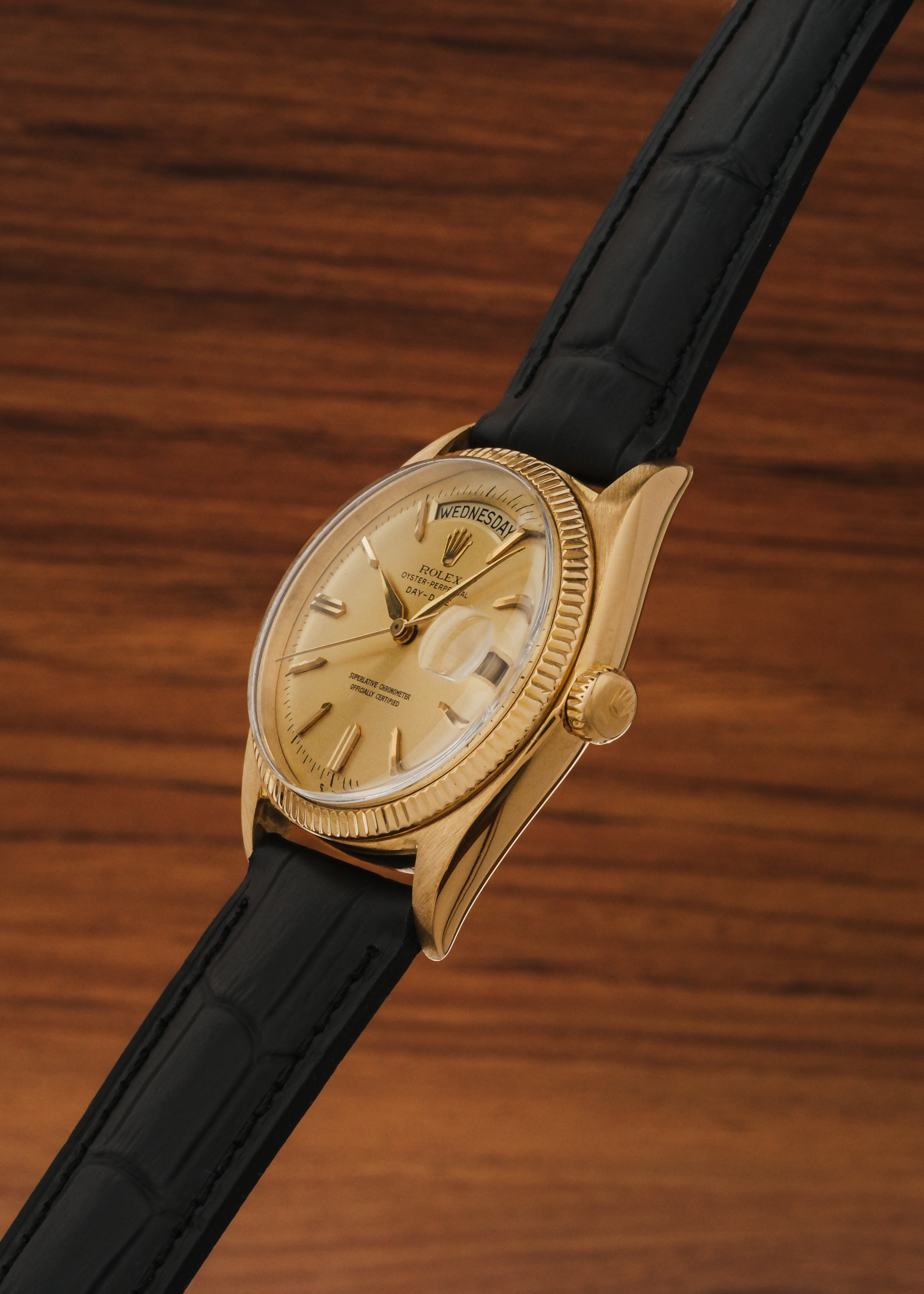 1961 Rolex Day-Date 18K Gold "Double Dash Dial"