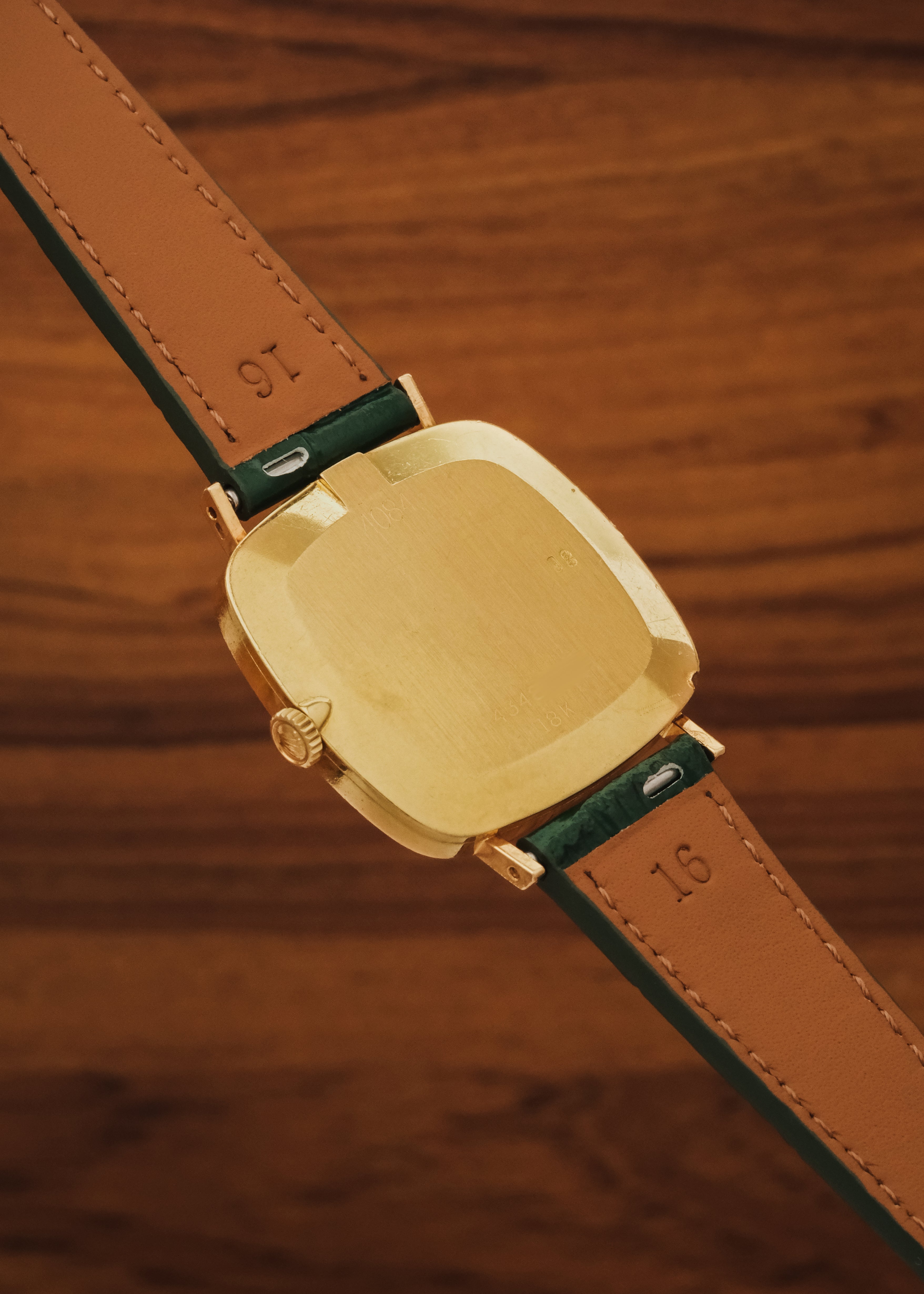 1976 Rolex Cellini 18K Gold "Brown Vignette"