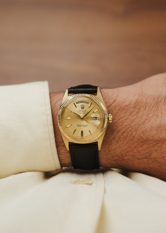 1961 Rolex Day-Date 18K Gold "Double Dash Dial"
