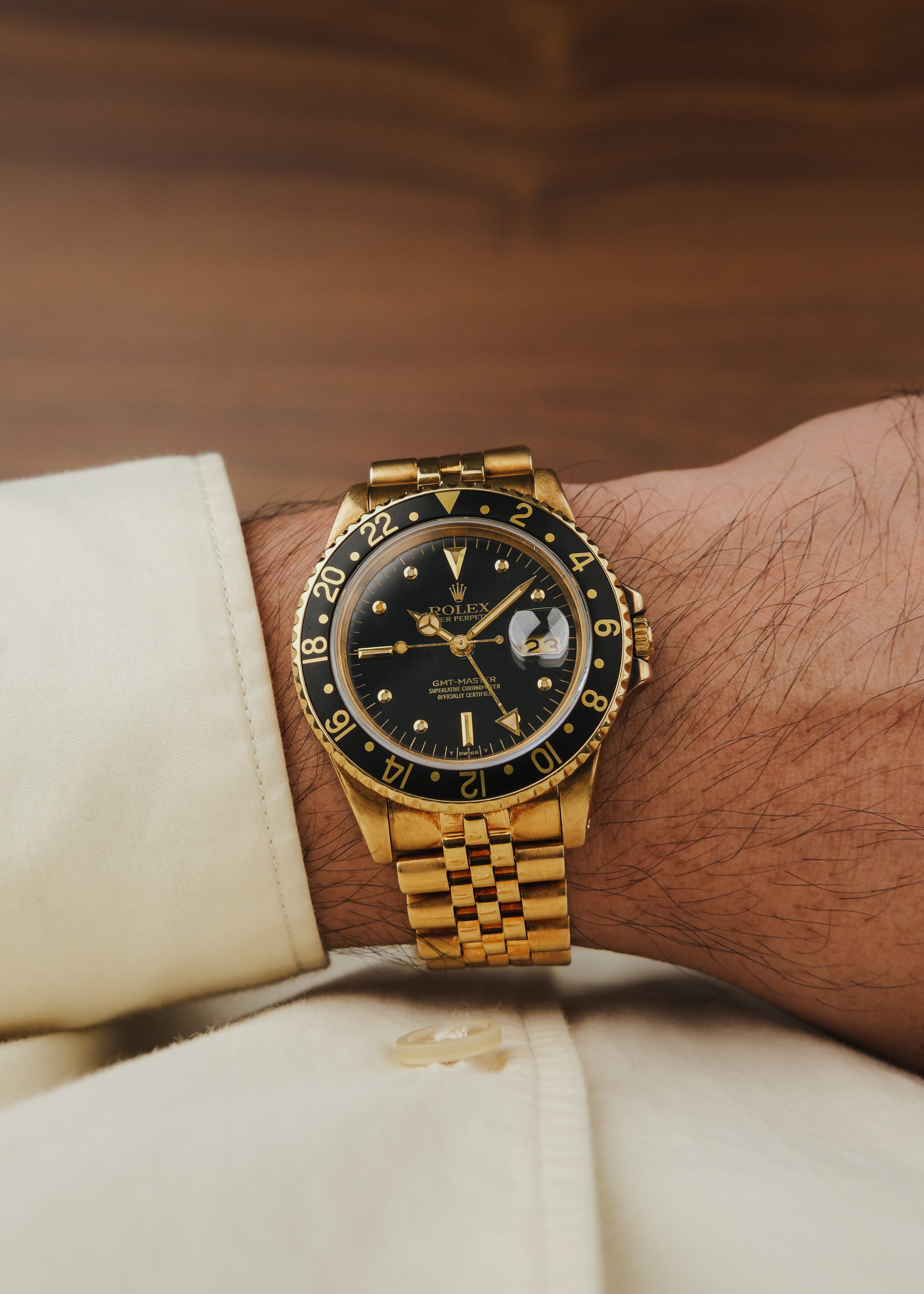 1981 Rolex GMT-Master 18K Gold (Box)