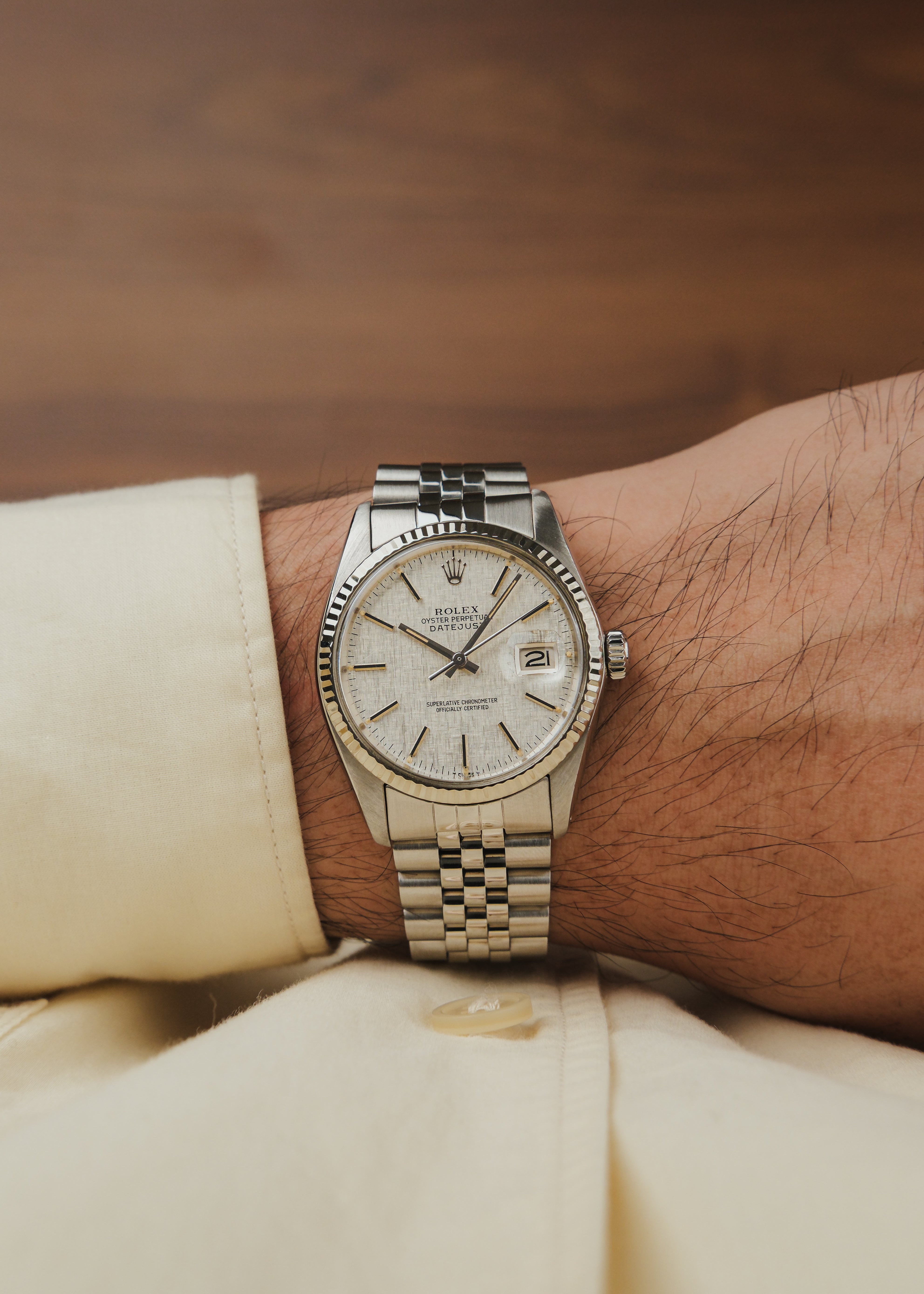 1979 Rolex Datejust "Linen Dial" (Box)