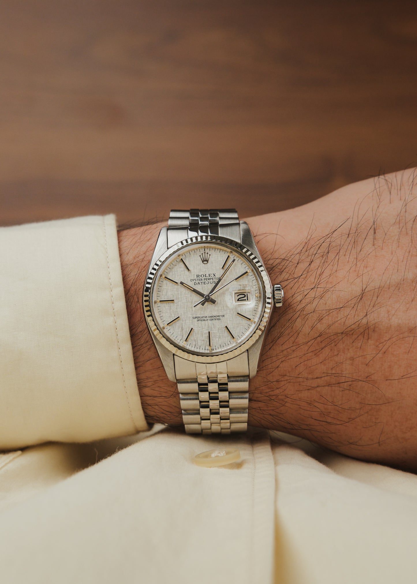 1979 Rolex Datejust "Linen Dial" (Box)