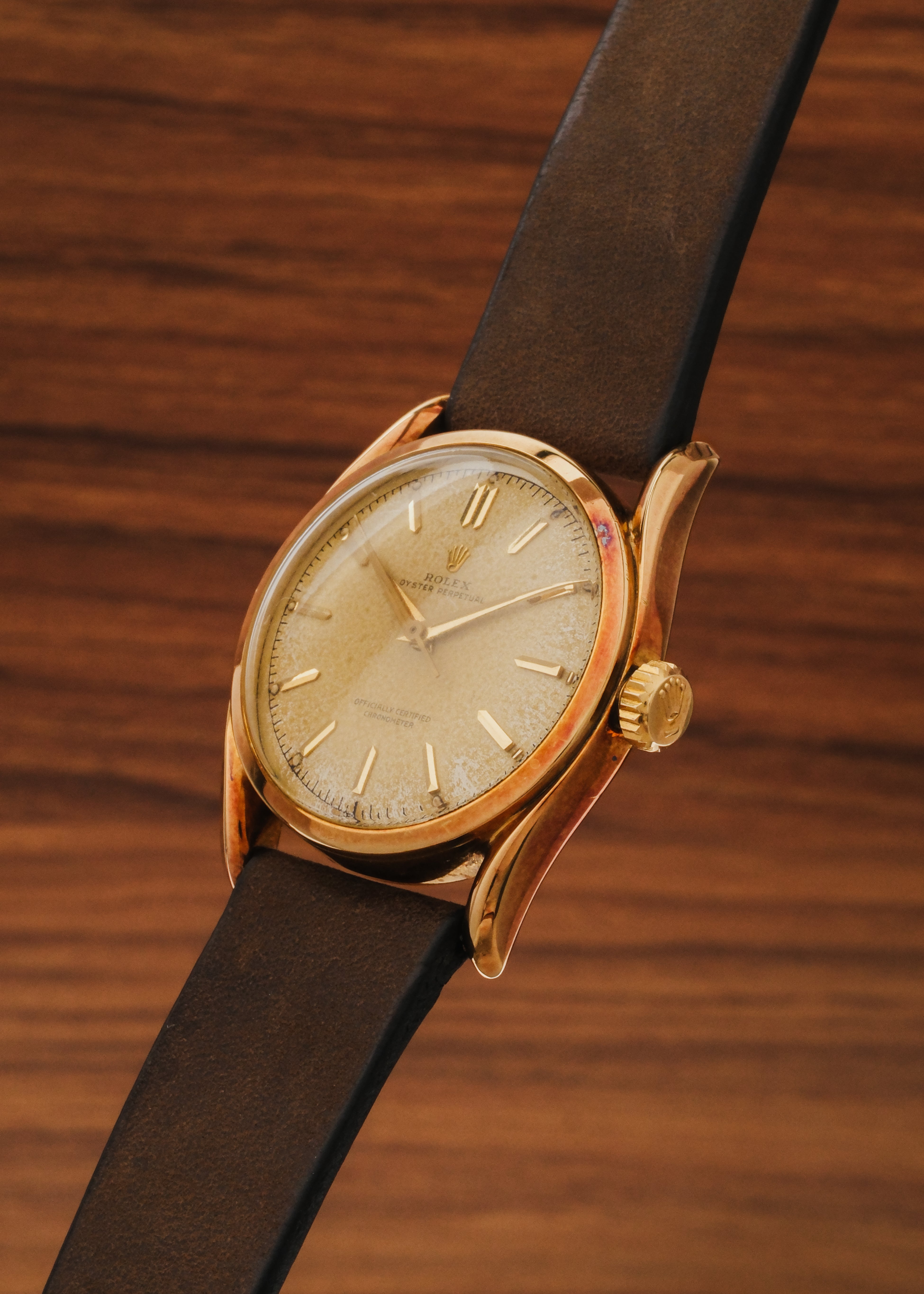1952 Rolex Oyster Perpetual 18K Gold "Bombay"