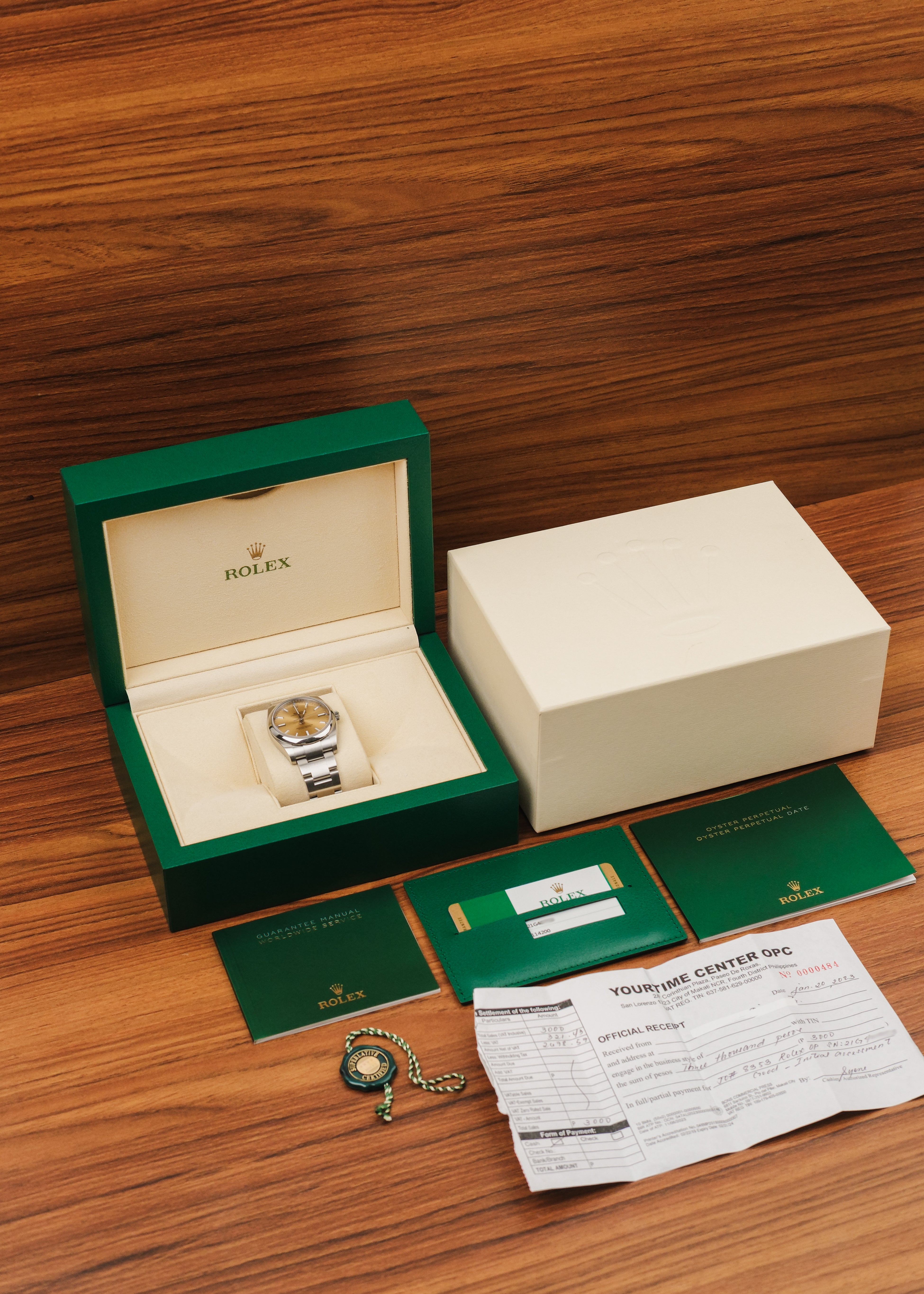 2020 Rolex Oyster Perpetual "White Grape"