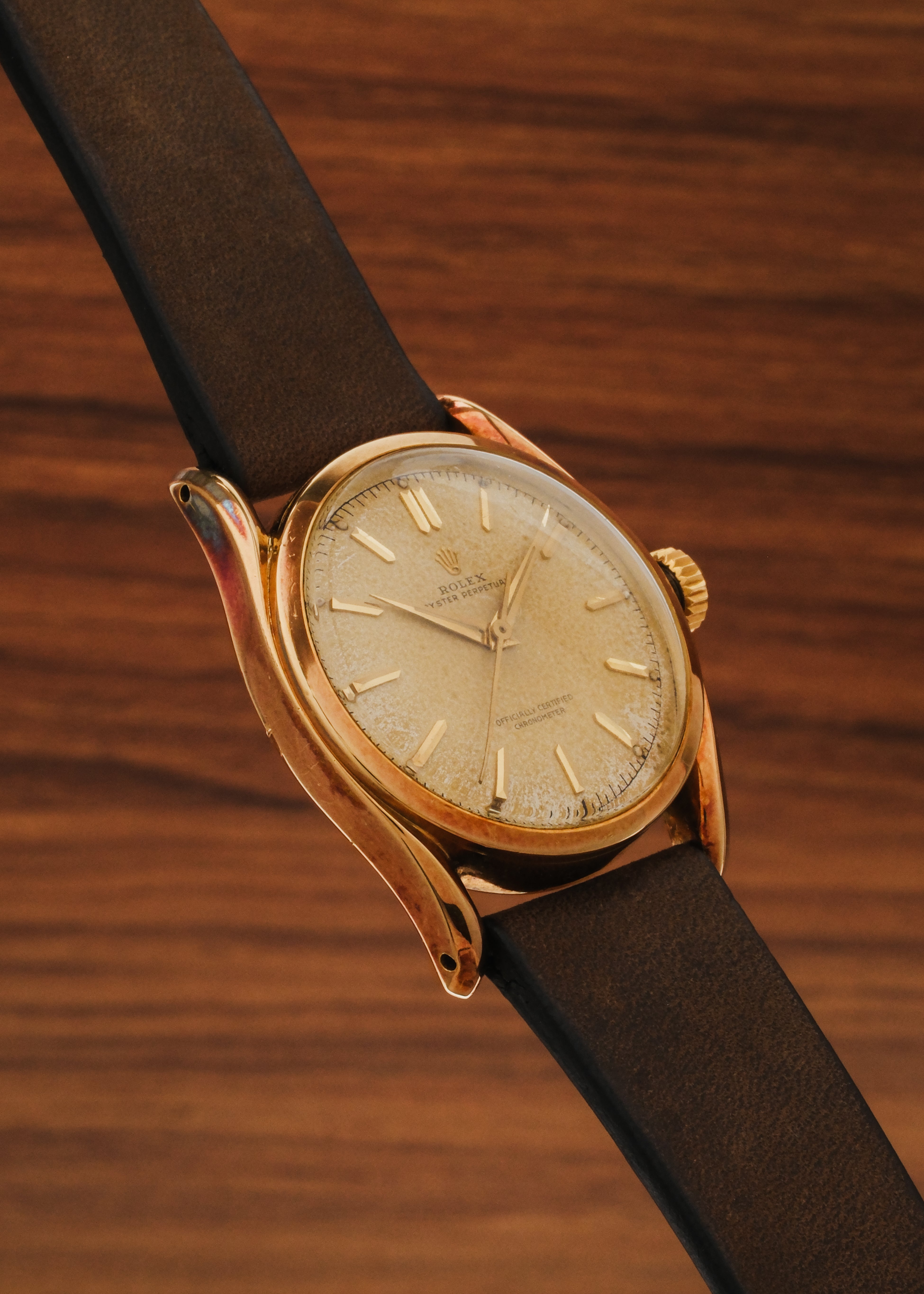 1952 Rolex Oyster Perpetual 18K Gold "Bombay"