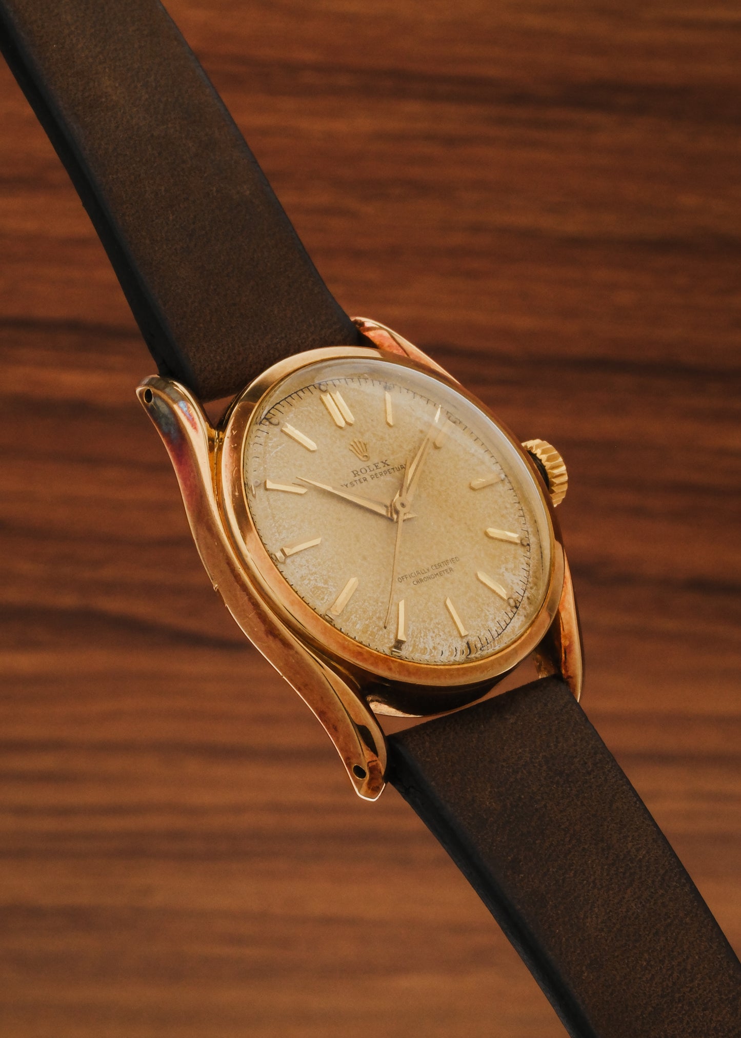 1952 Rolex Oyster Perpetual 18K Gold "Bombay"