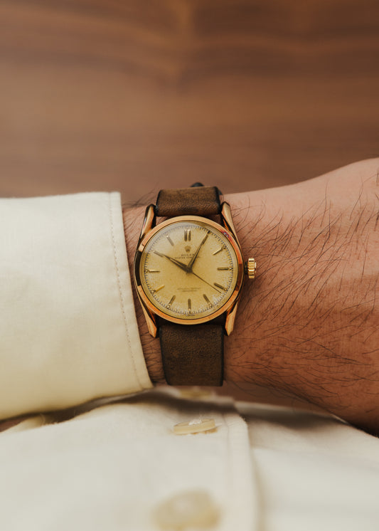 1952 Rolex Oyster Perpetual 18K Gold "Bombay"