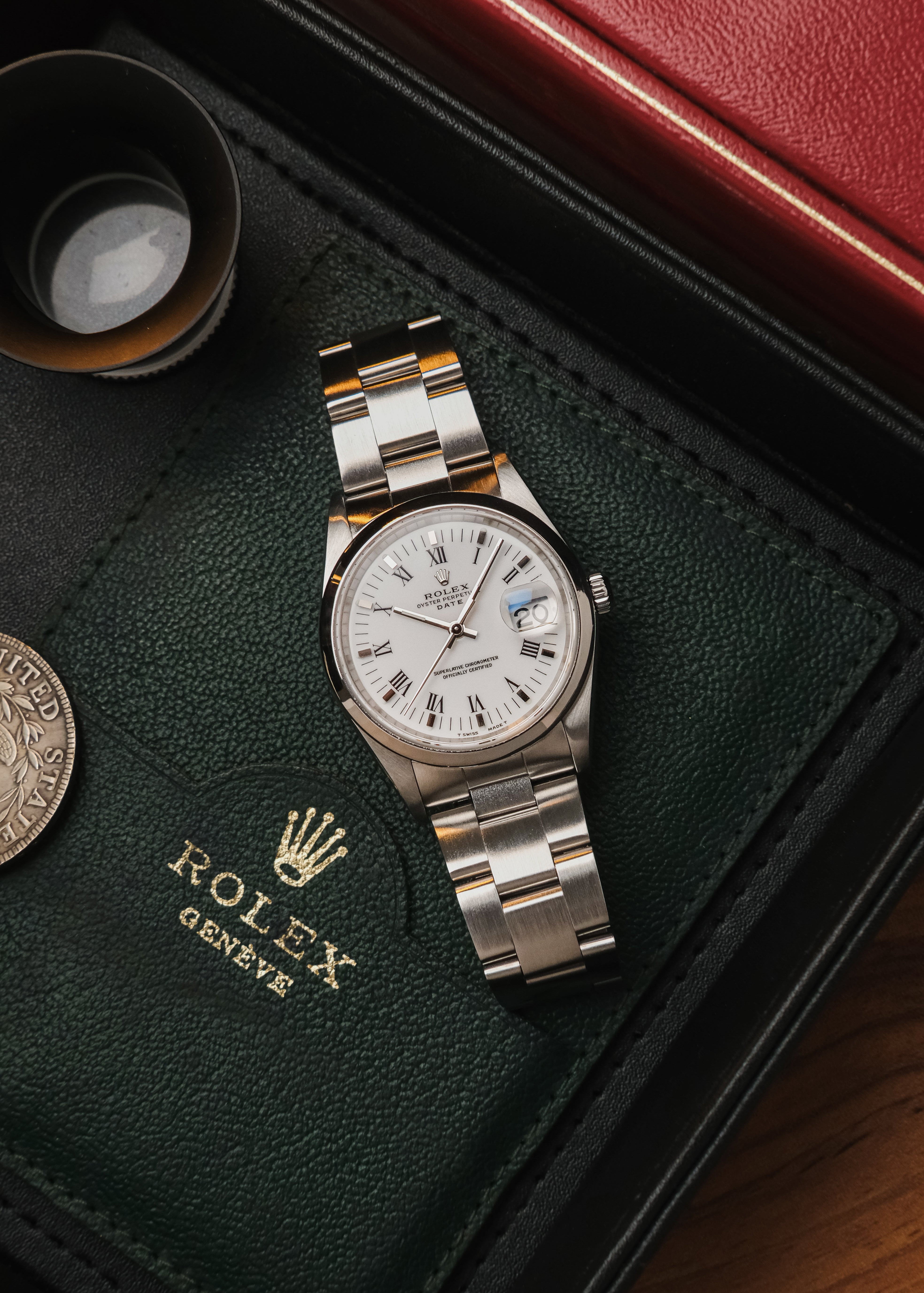 1999 Rolex Oyster Perpetual Date (Box & Papers)