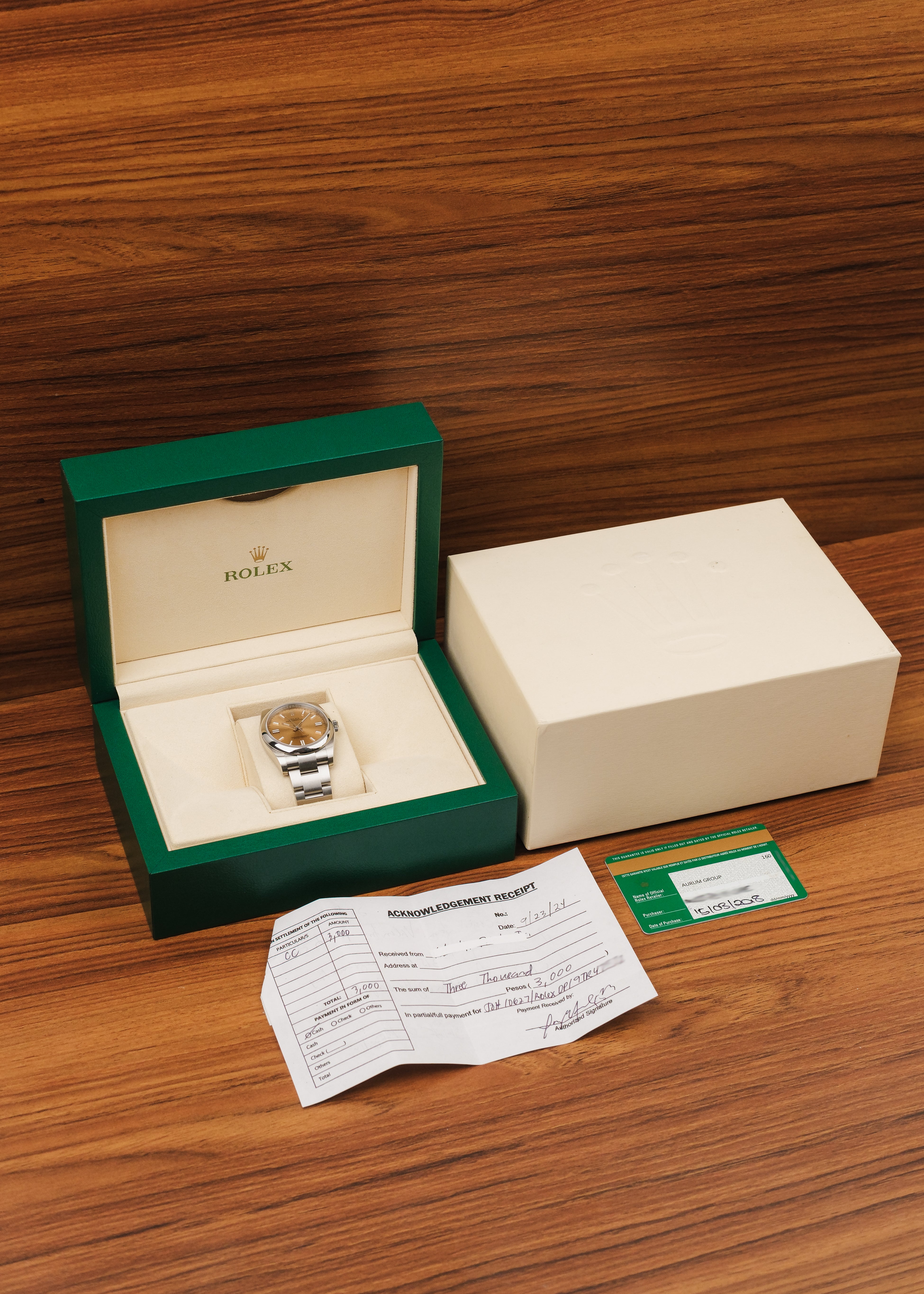 2018 Rolex Oyster Perpetual "White Grape"
