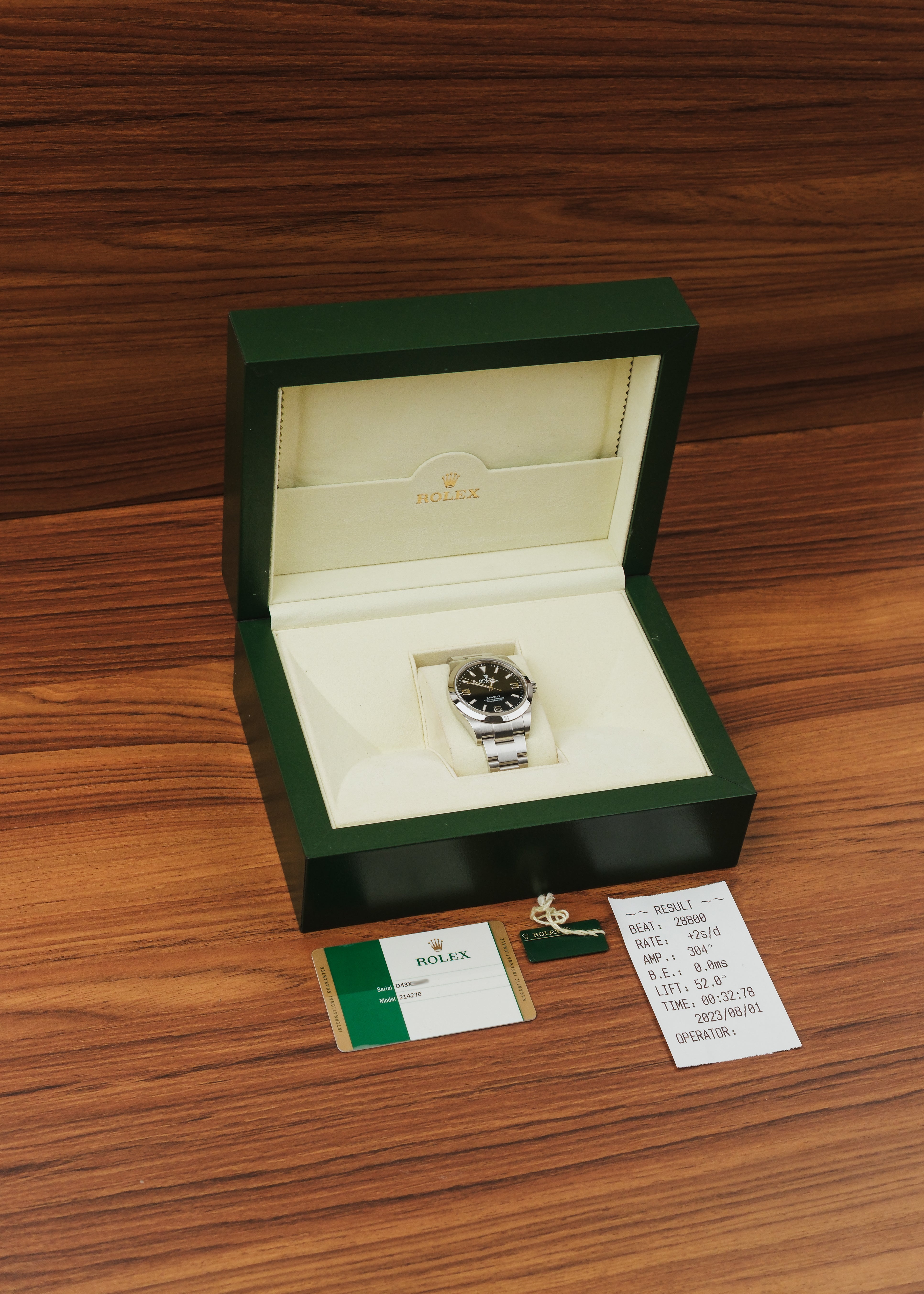 2016 Rolex Explorer (Box & Papers)