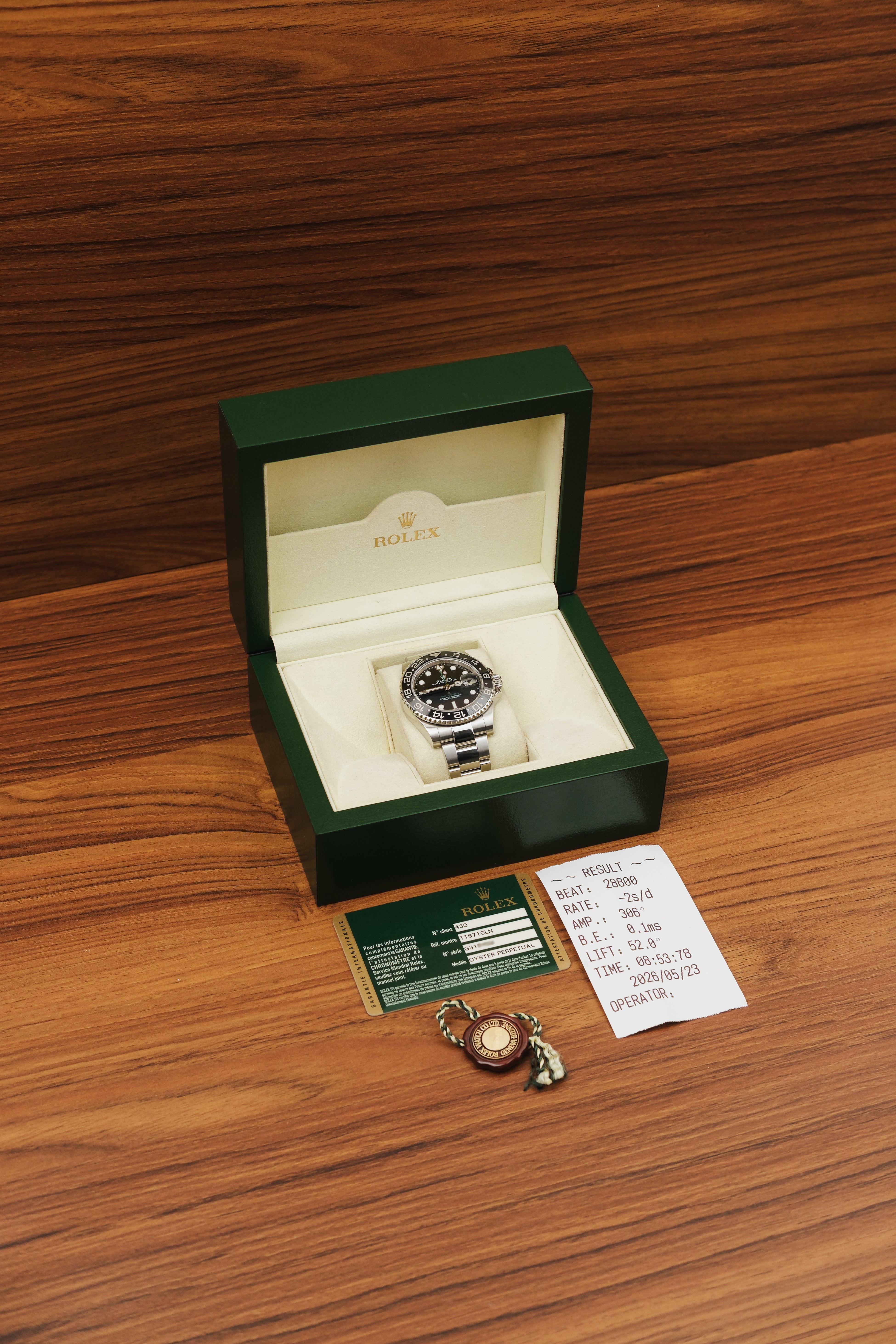 2012 Rolex GMT-Master II "Green Arrow"