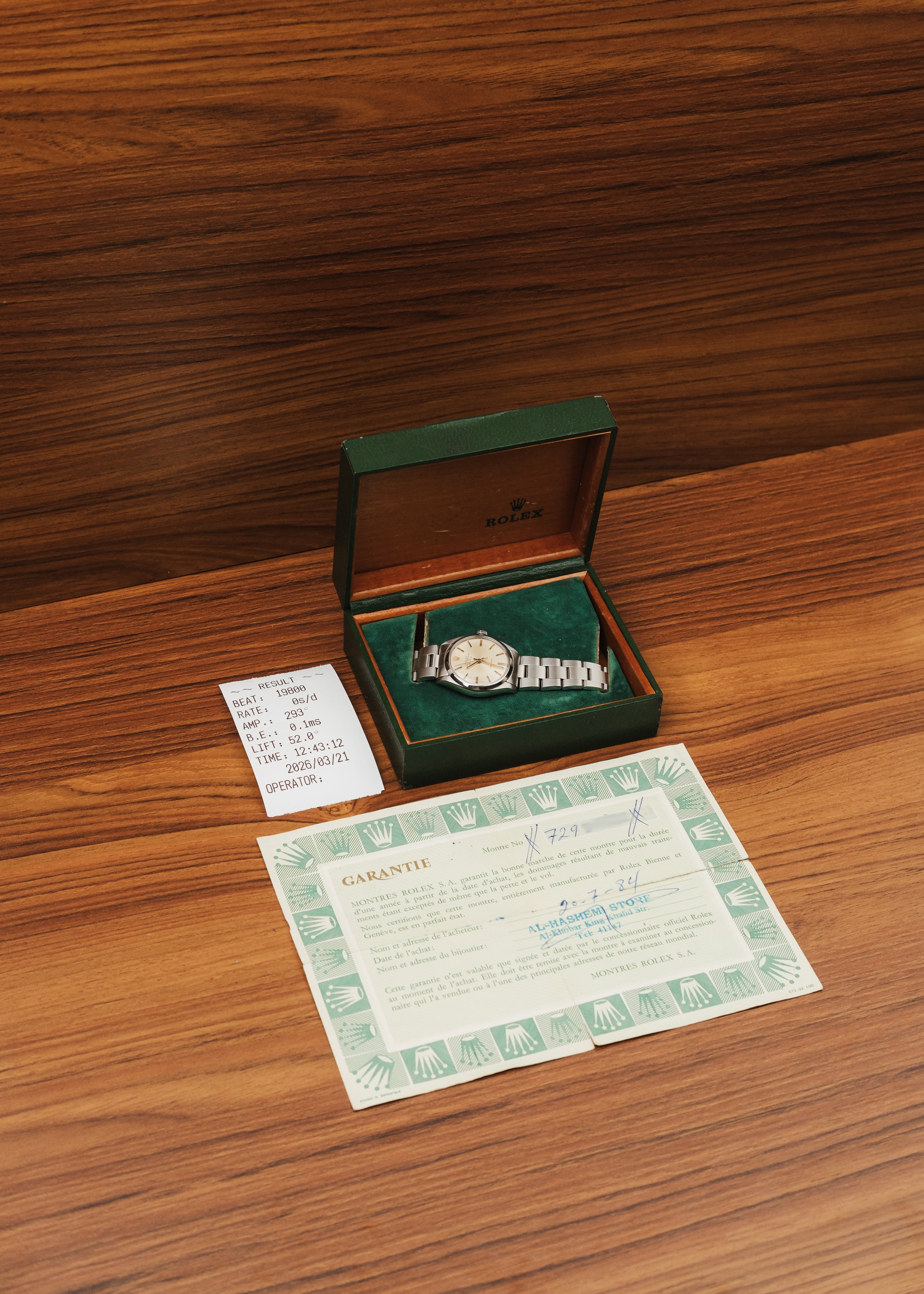 1982 Rolex Air-King (Box & Papers)