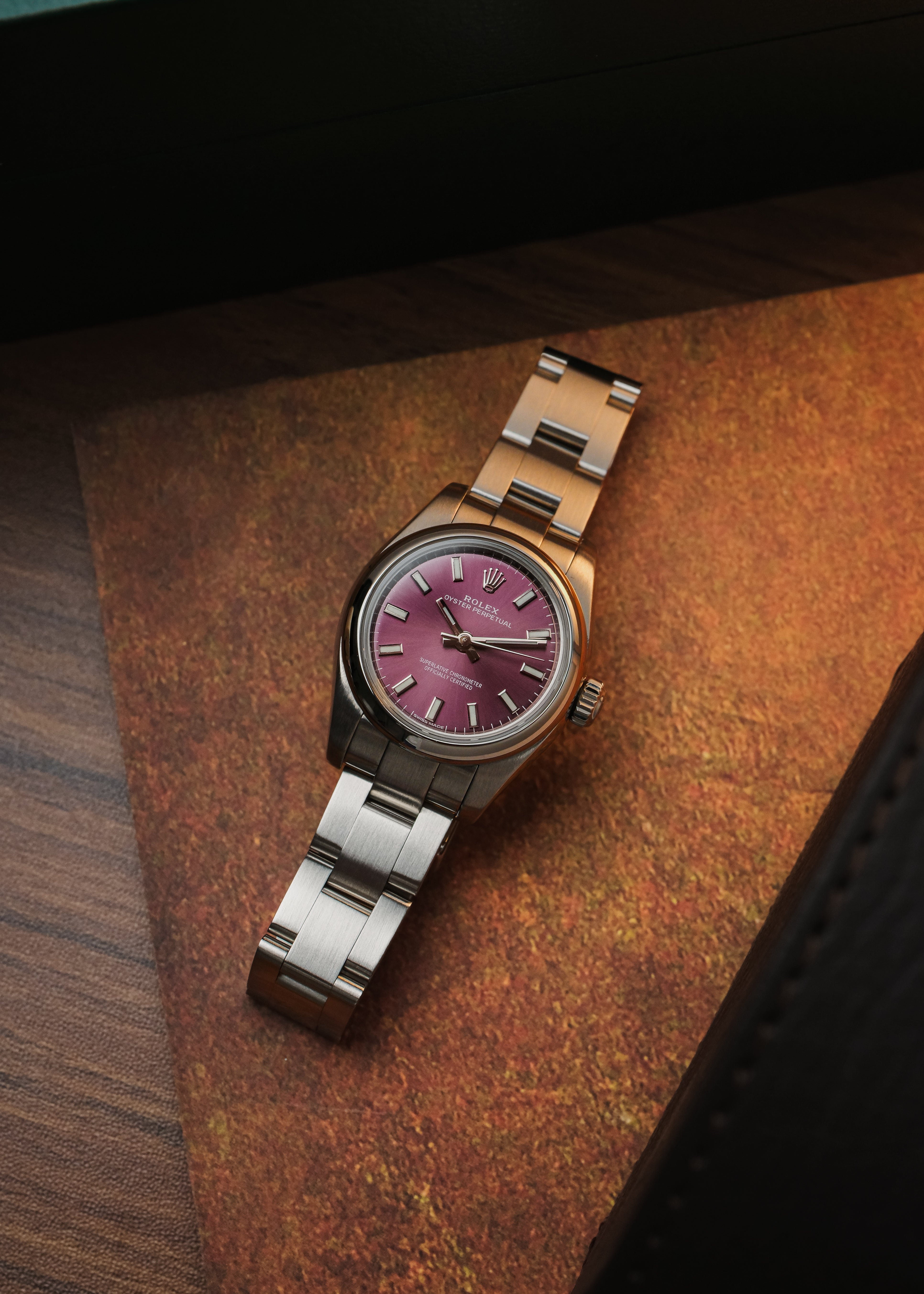2018 Rolex Oyster Perpetual "Grape" (Box & Papers)