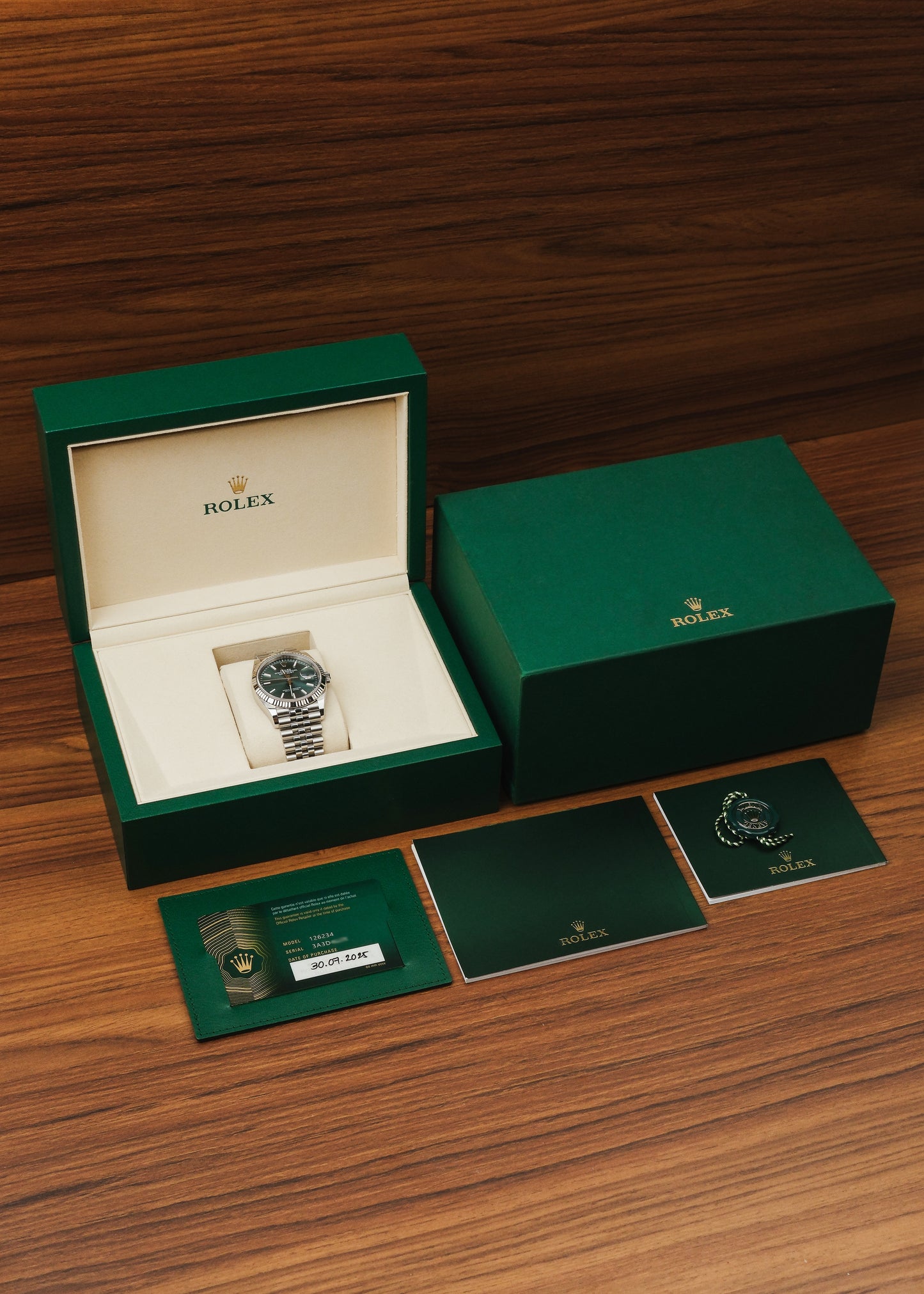 2025 Rolex Datejust "Mint Green" (Box & Papers)