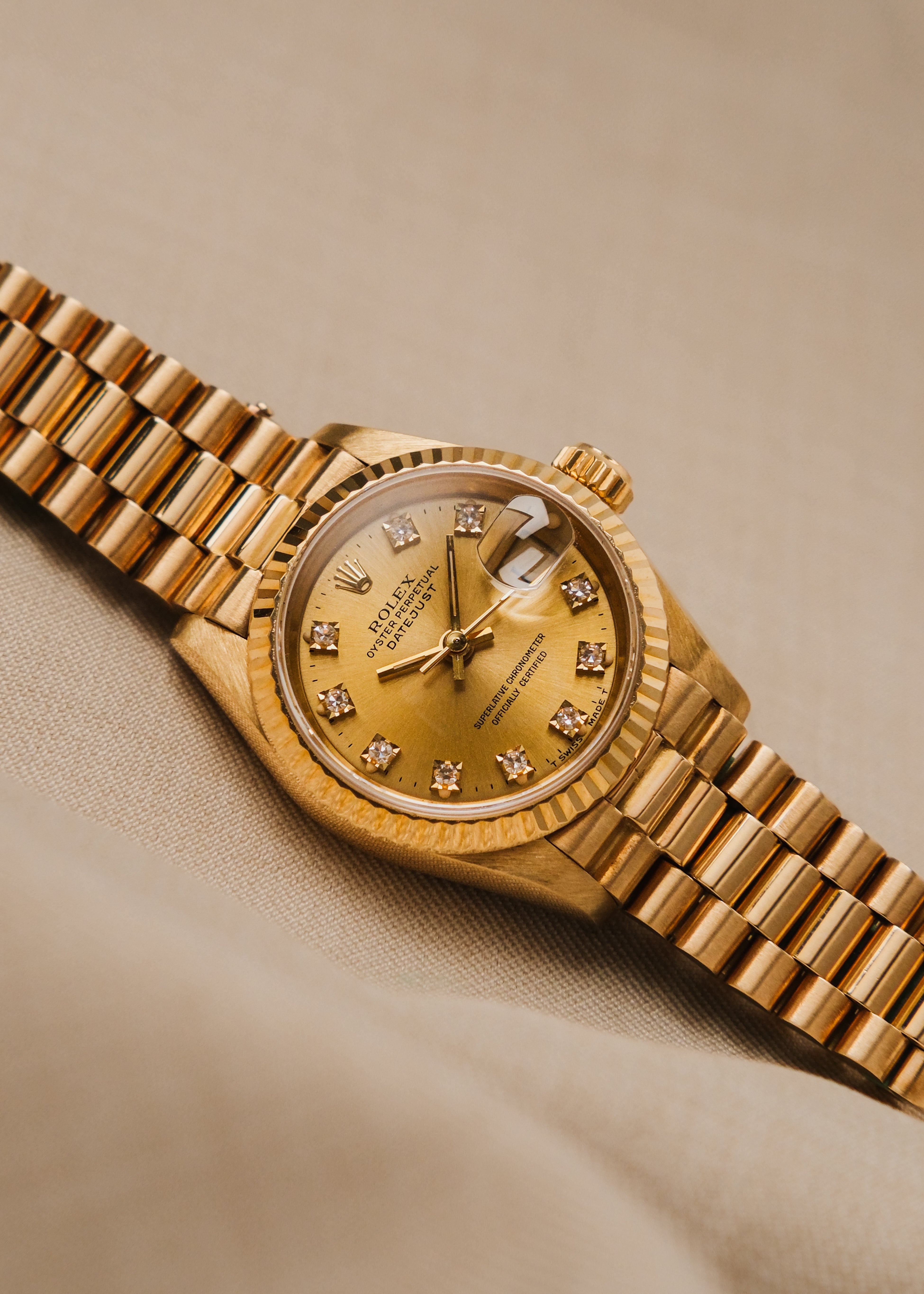1990 Rolex Lady-Datejust 18K Gold