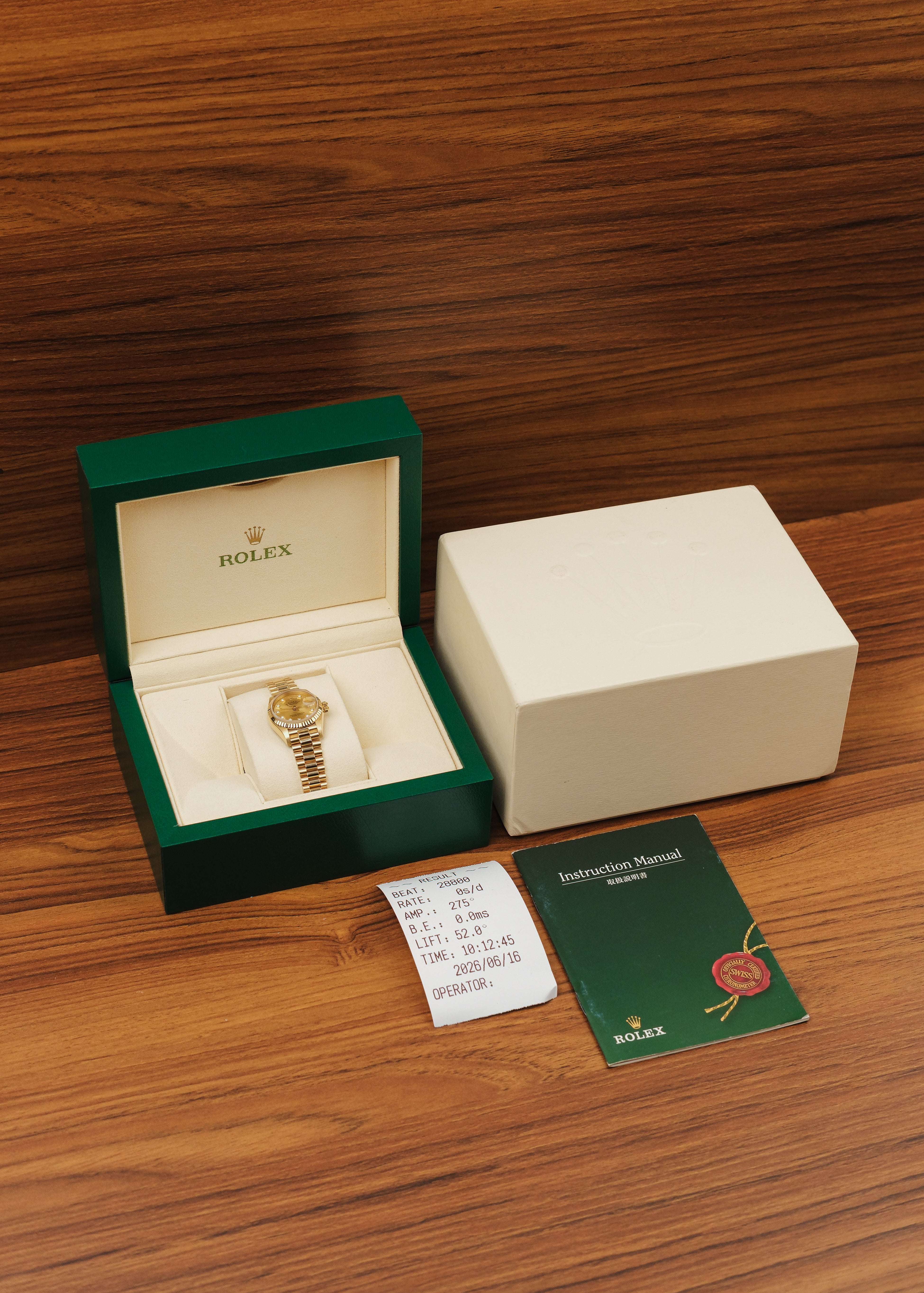 1990 Rolex Lady-Datejust 18K Gold