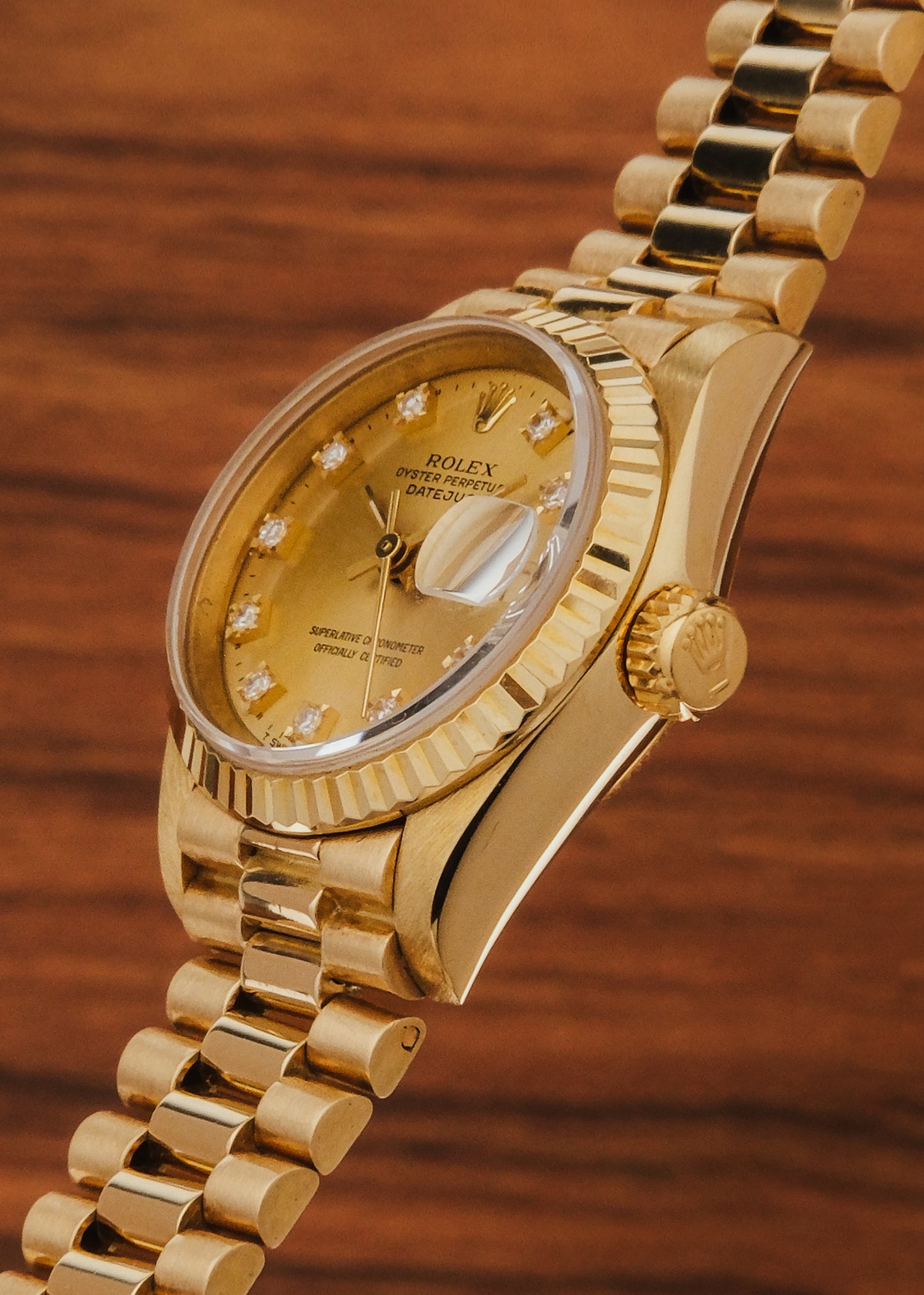 1990 Rolex Lady-Datejust 18K Gold