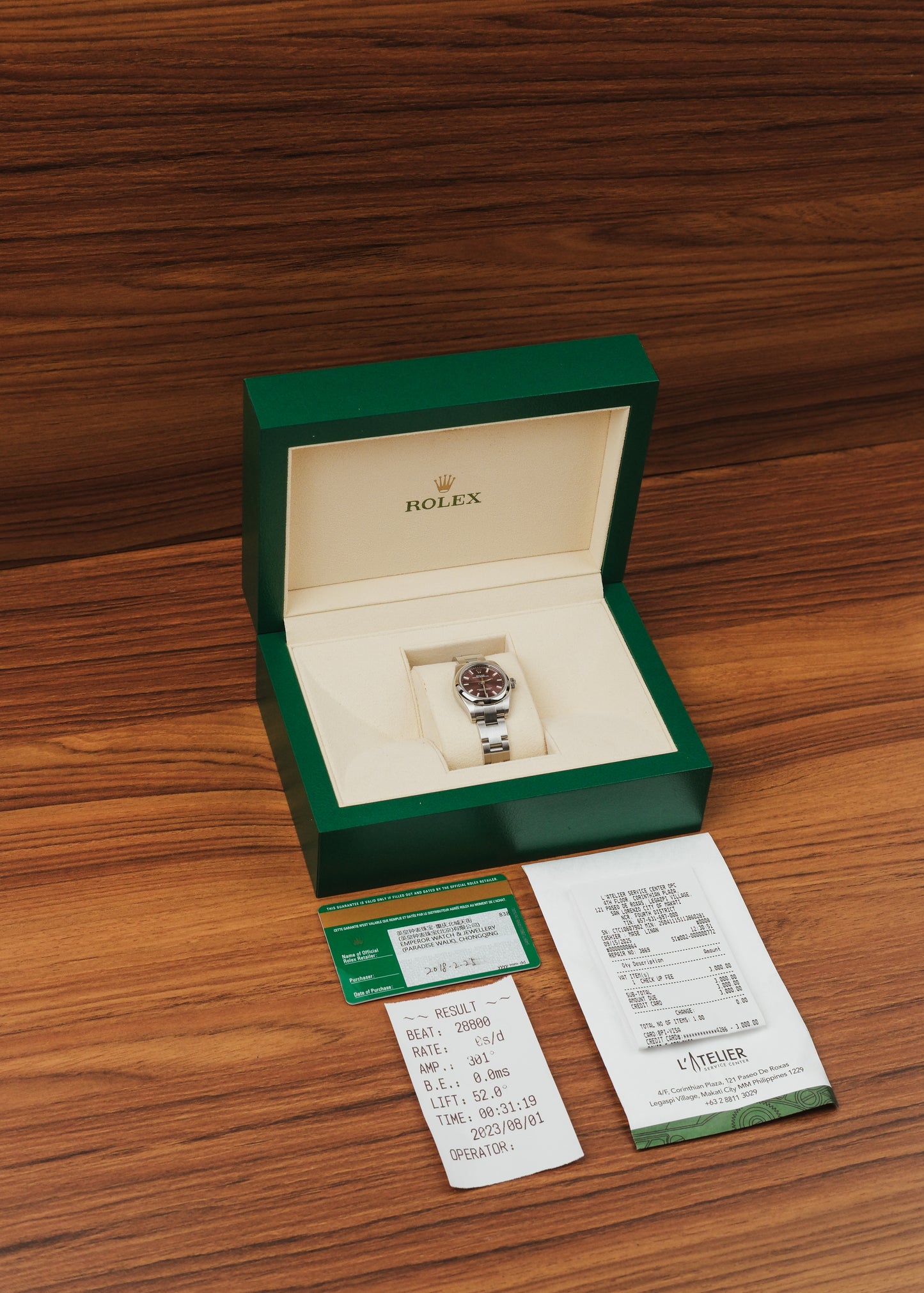 2018 Rolex Oyster Perpetual "Grape" (Box & Papers)