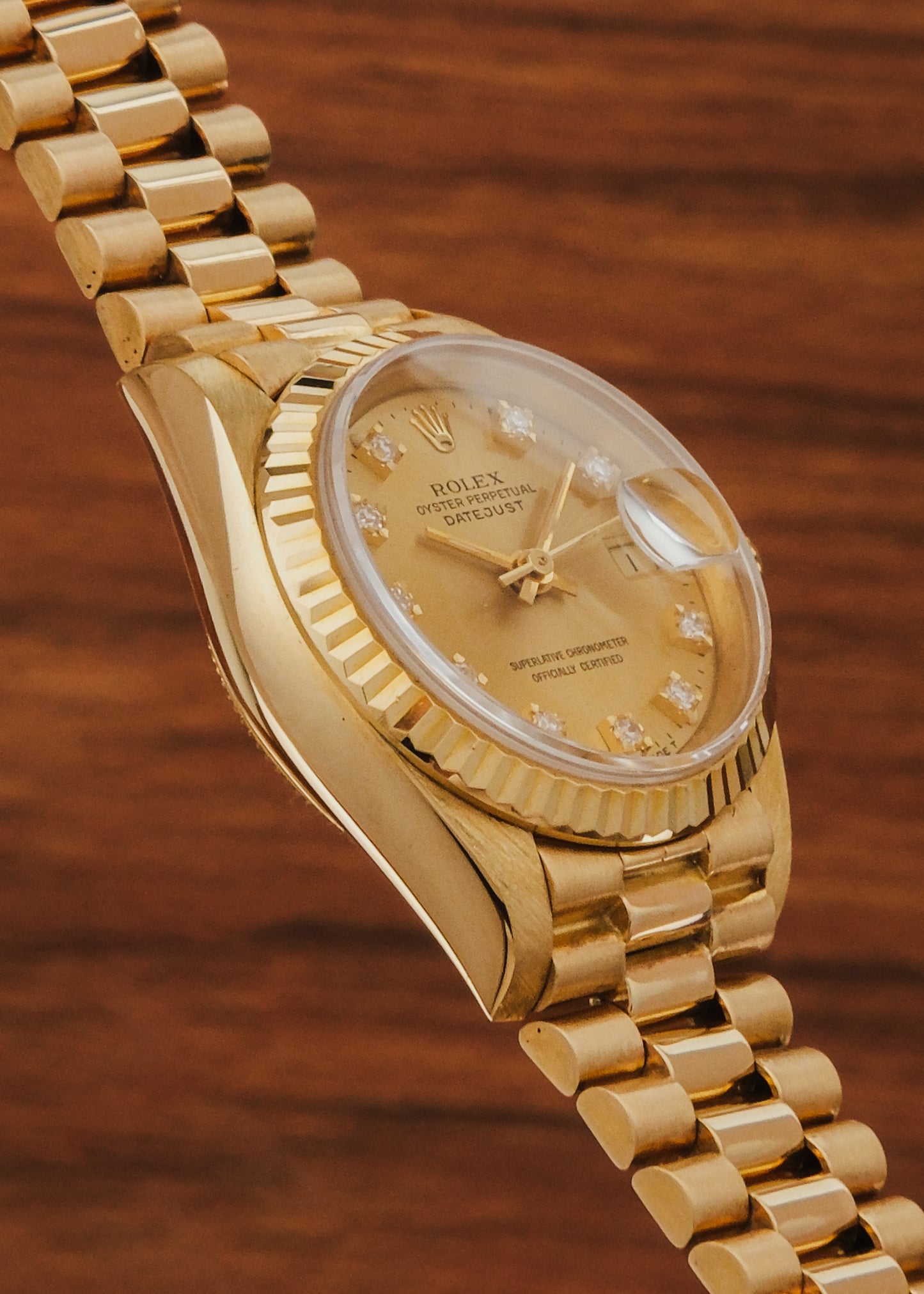 1990 Rolex Lady-Datejust 18K Gold