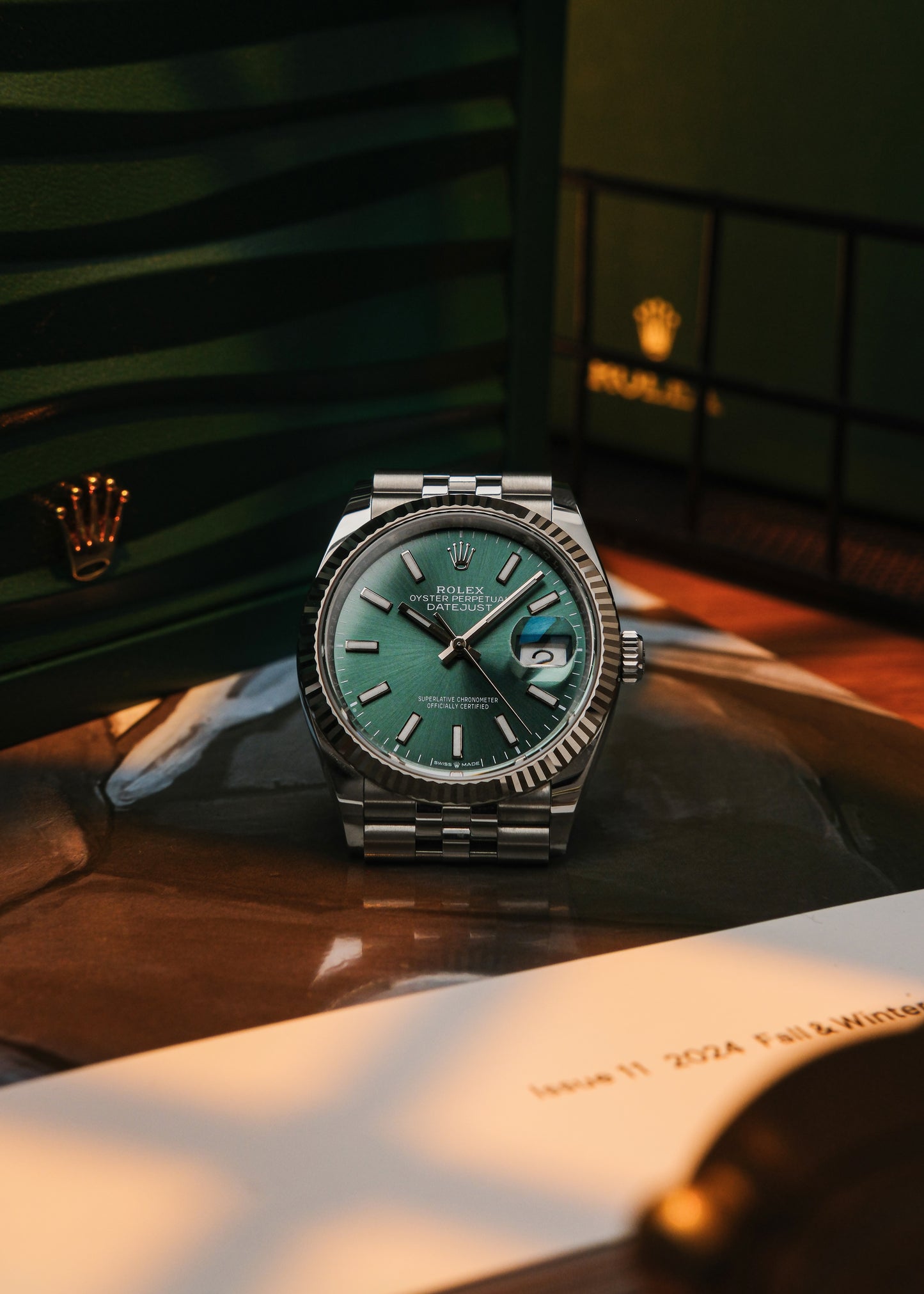 2025 Rolex Datejust "Mint Green" (Box & Papers)