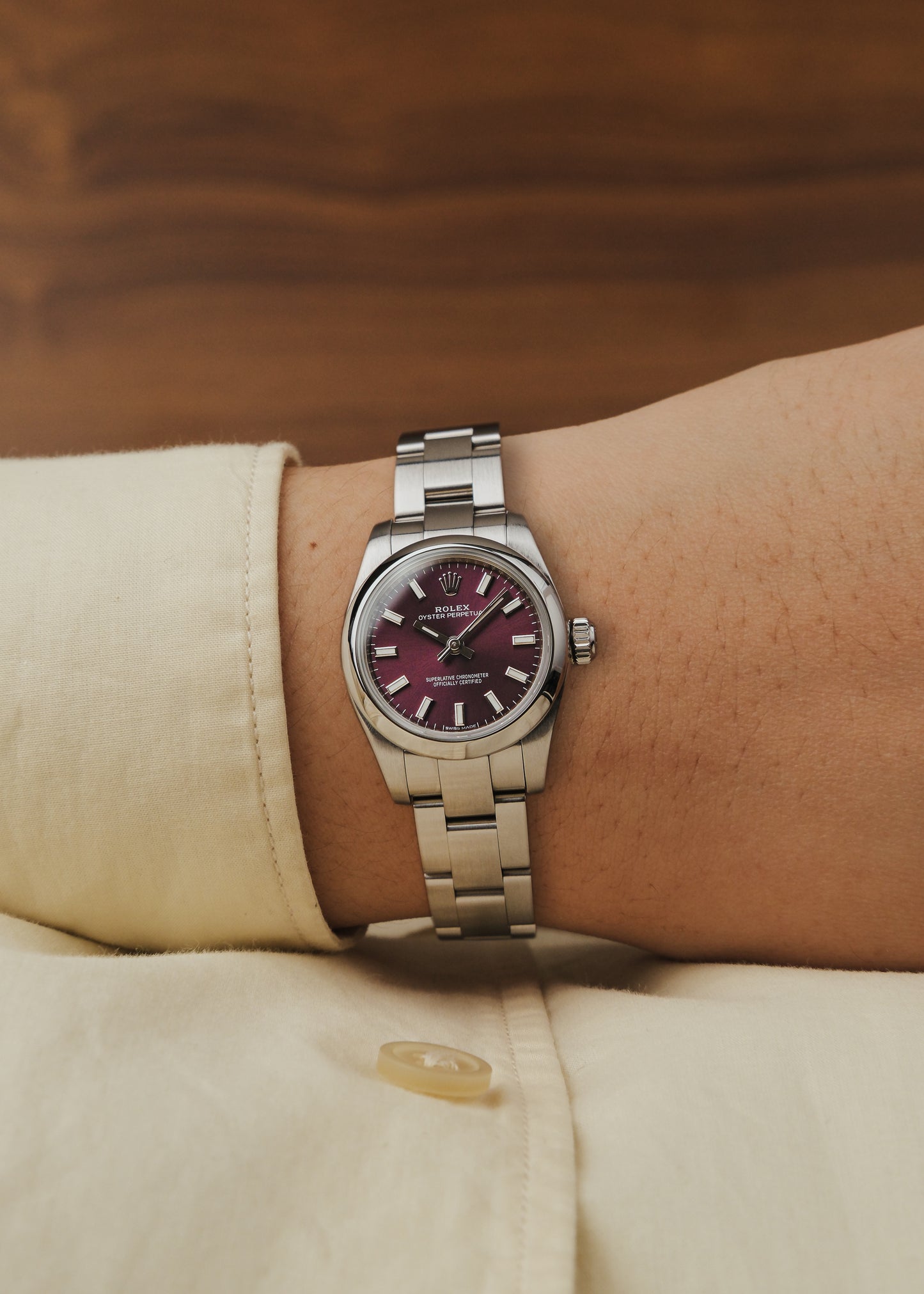 2018 Rolex Oyster Perpetual "Grape" (Box & Papers)