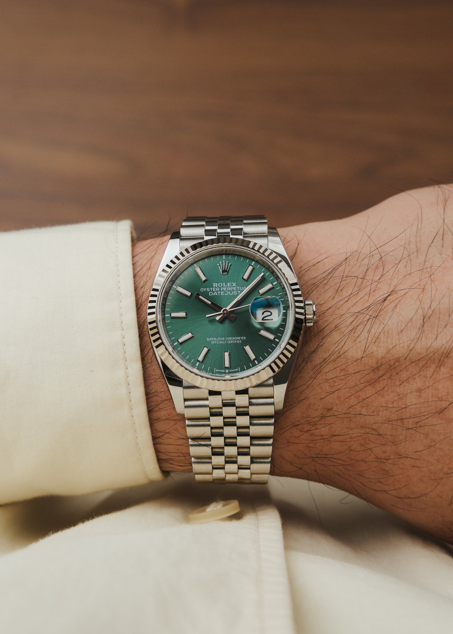 2025 Rolex Datejust "Mint Green" (Box & Papers)