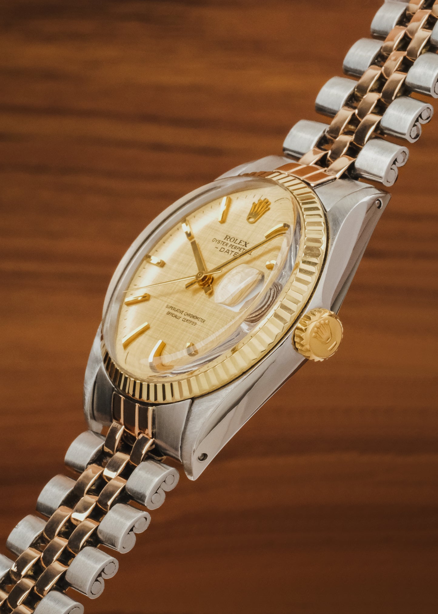 1976 Rolex Oyster Perpetual Date "Linen Dial"