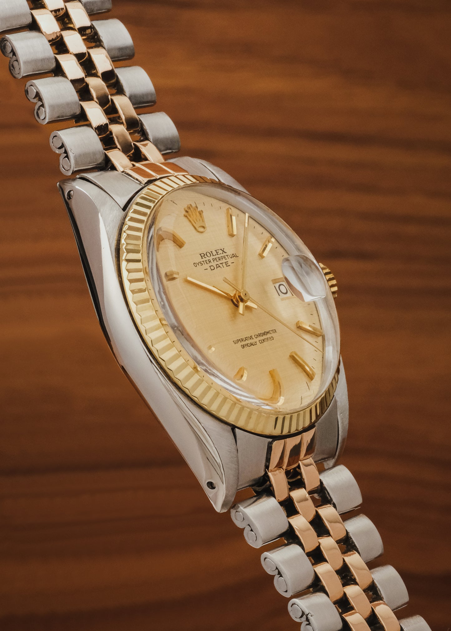 1976 Rolex Oyster Perpetual Date "Linen Dial"