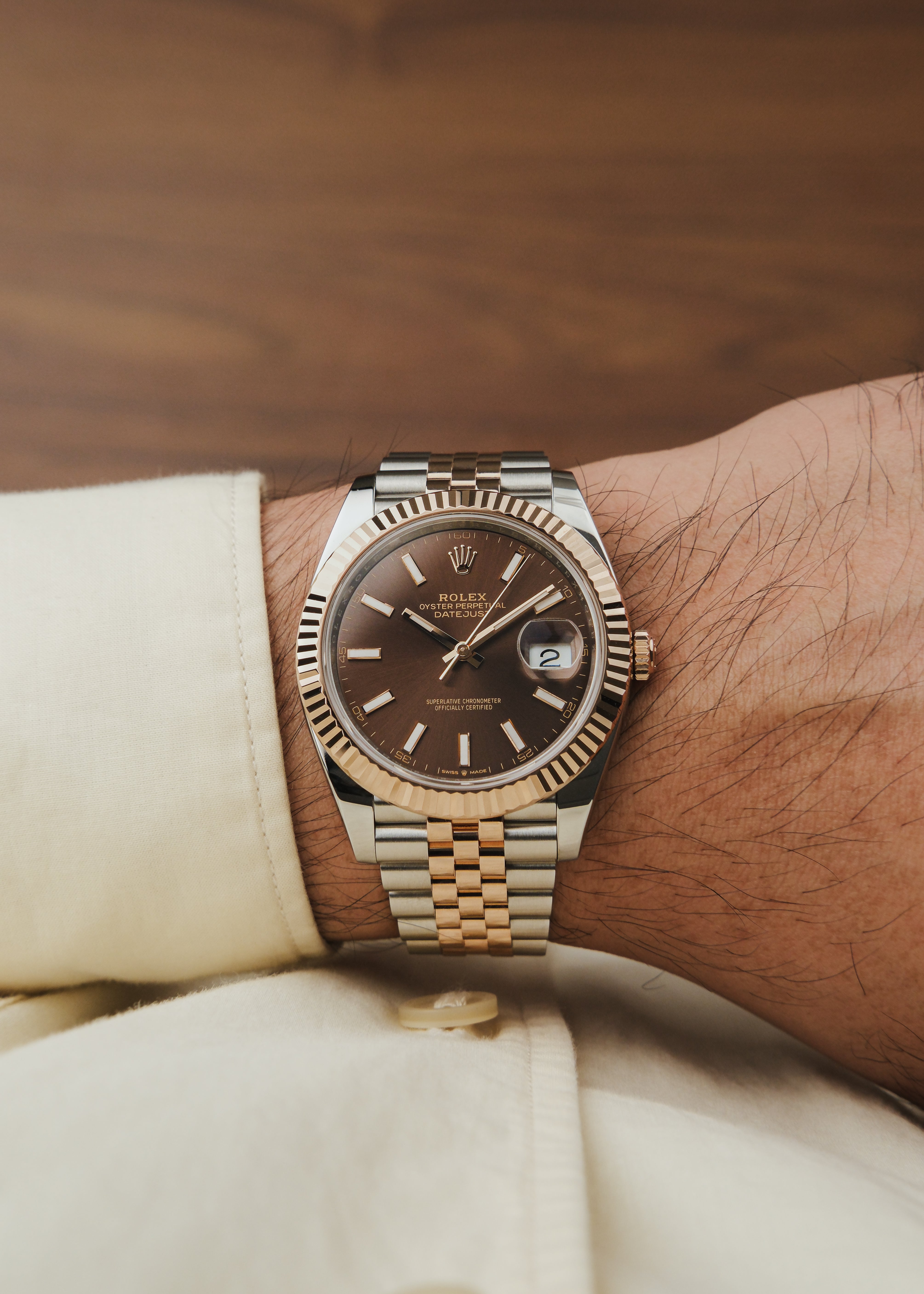 2025 Rolex Datejust "Choco" (Box & Papers)