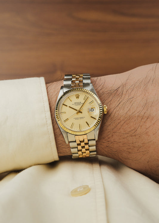 1976 Rolex Oyster Perpetual Date "Linen Dial"
