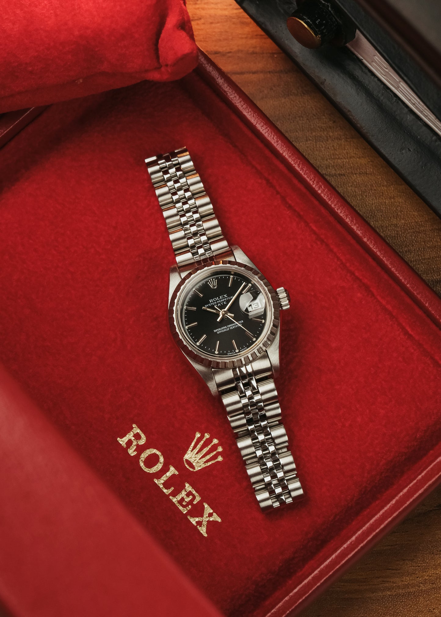 1998 Rolex Lady-Oyster Perpetual Date (Box & Papers)