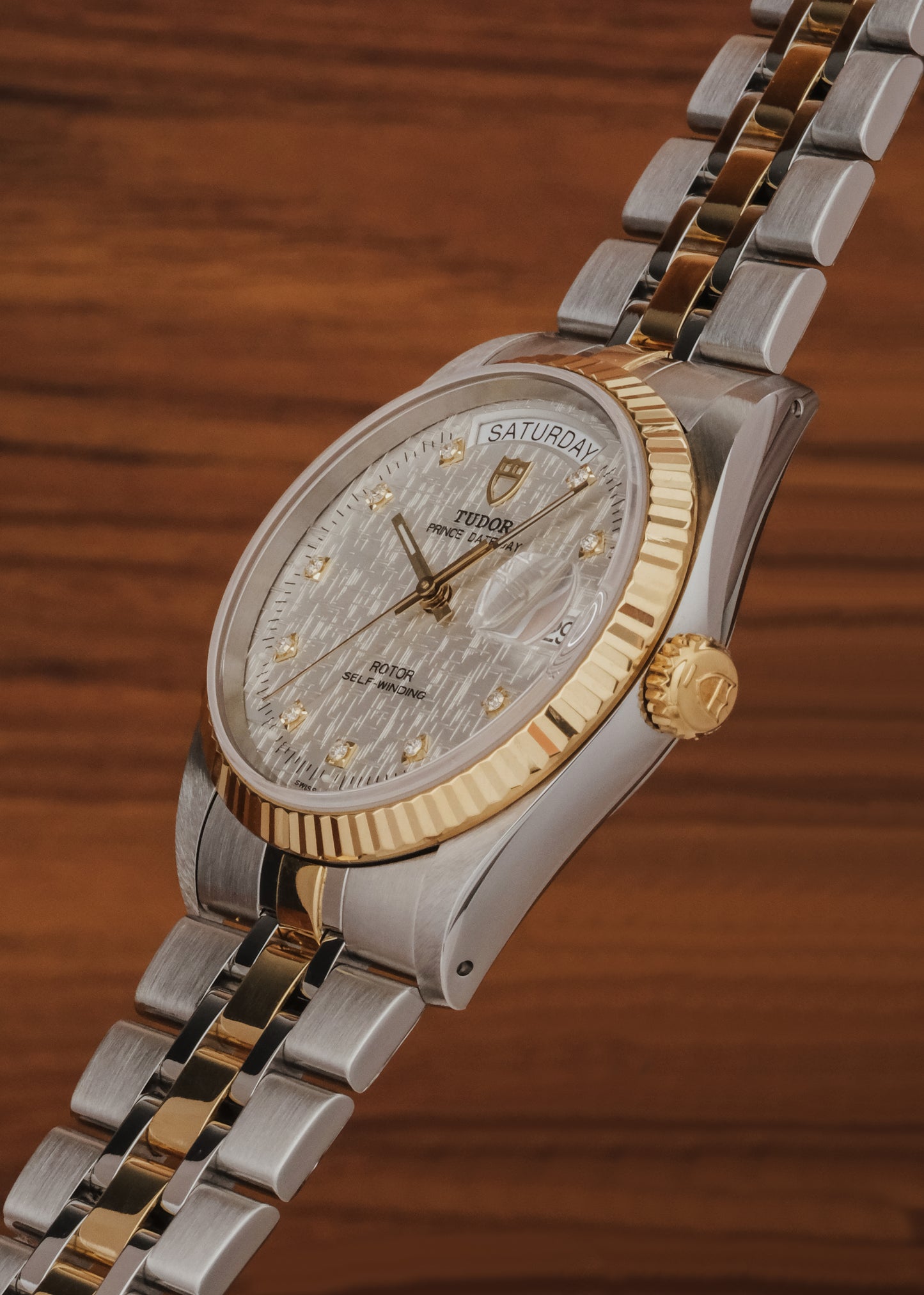 2015 Tudor Prince Date Day "Mosaic + Diamonds" (Box & Papers)