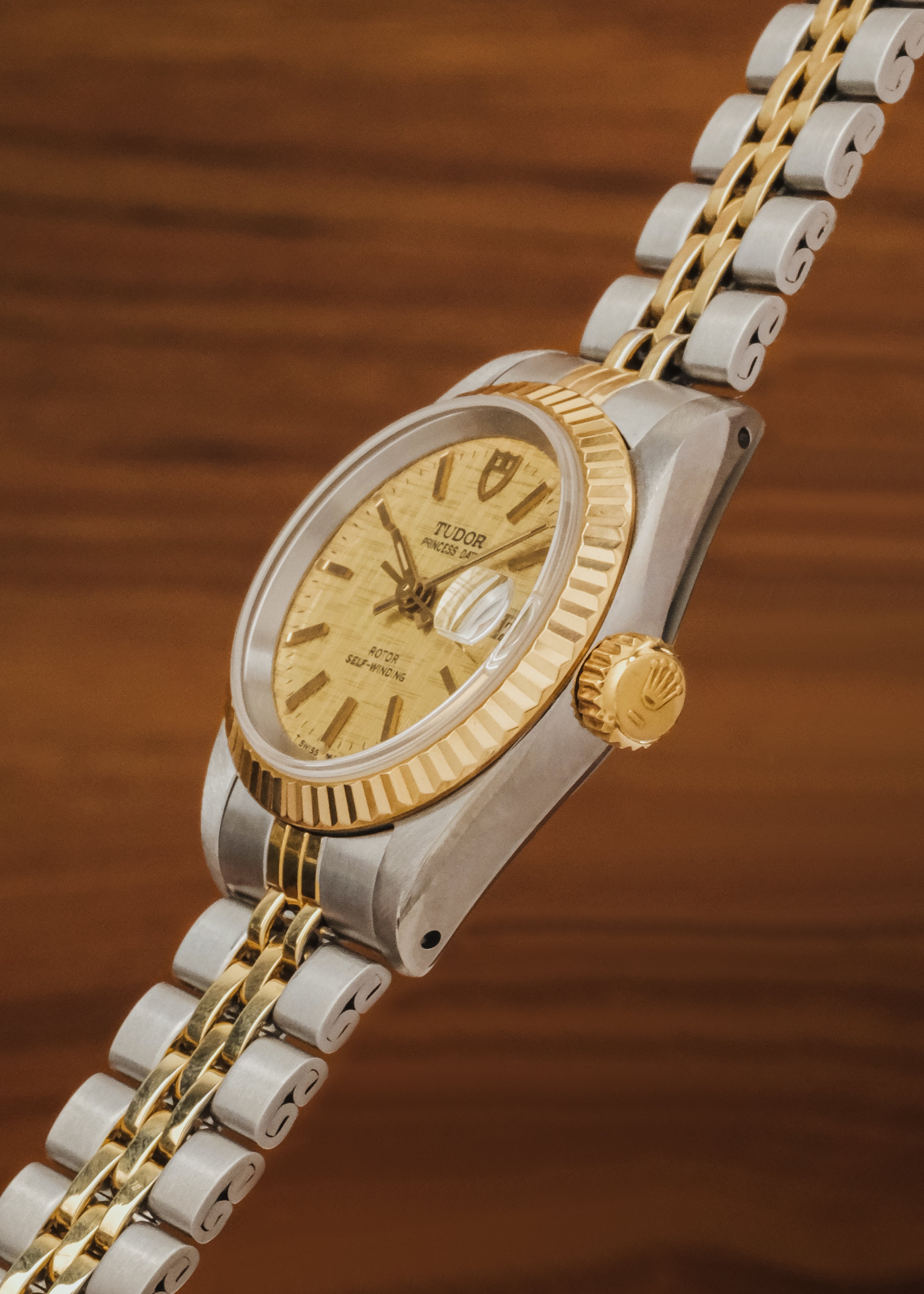 1997 Tudor Princess Date "Linen Dial" (Box & Papers)