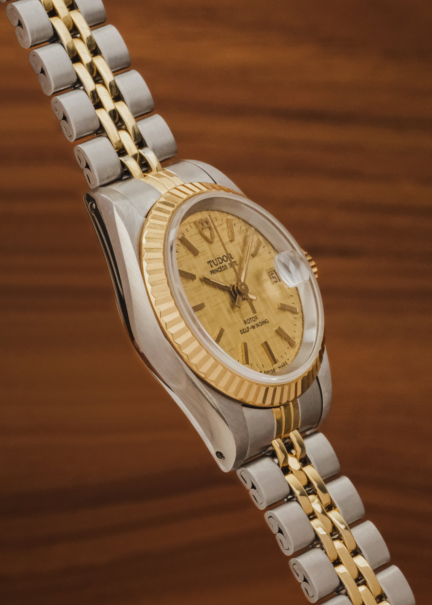1997 Tudor Princess Date "Linen Dial" (Box & Papers)