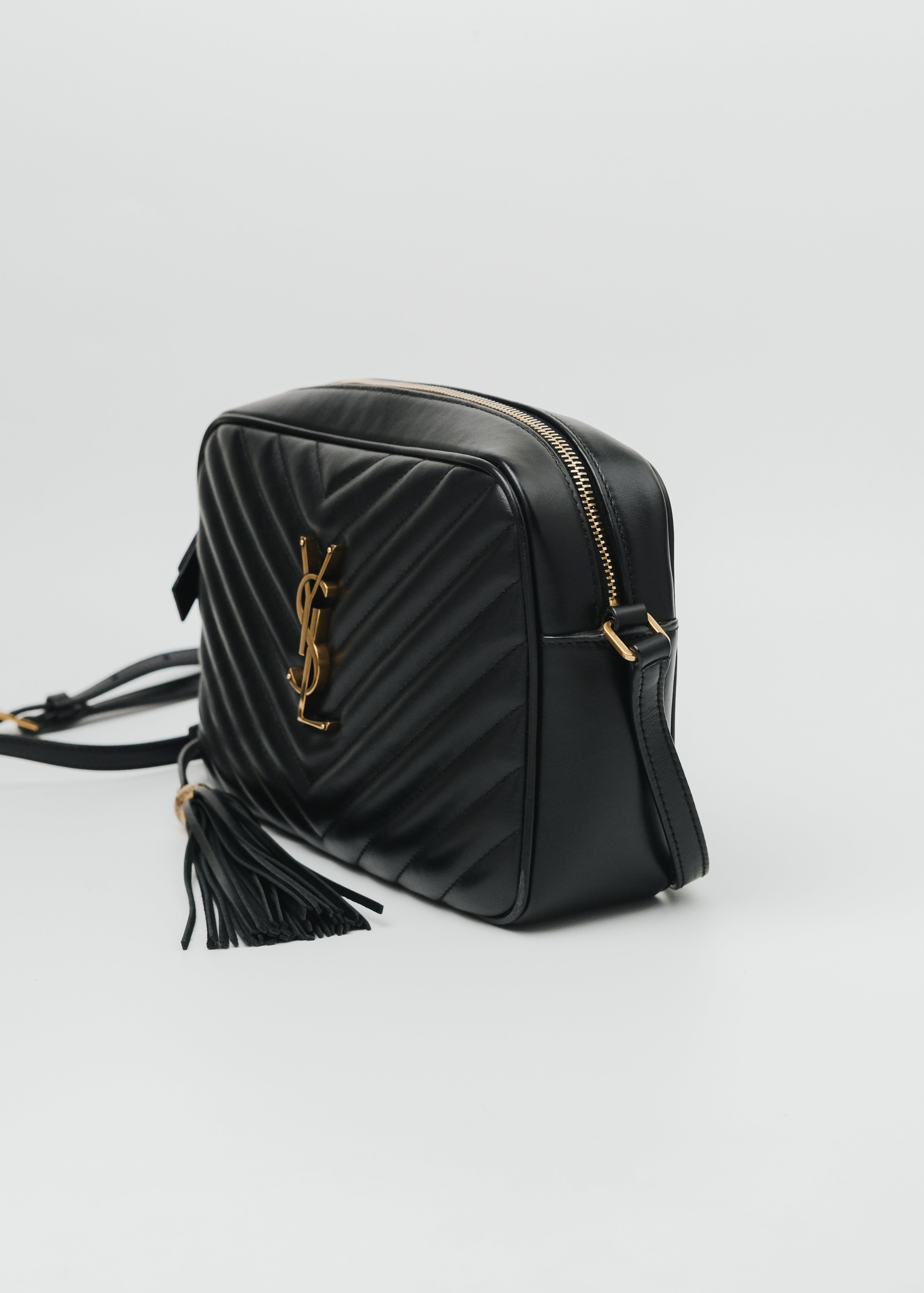 YSL Black Lou Camera Bag