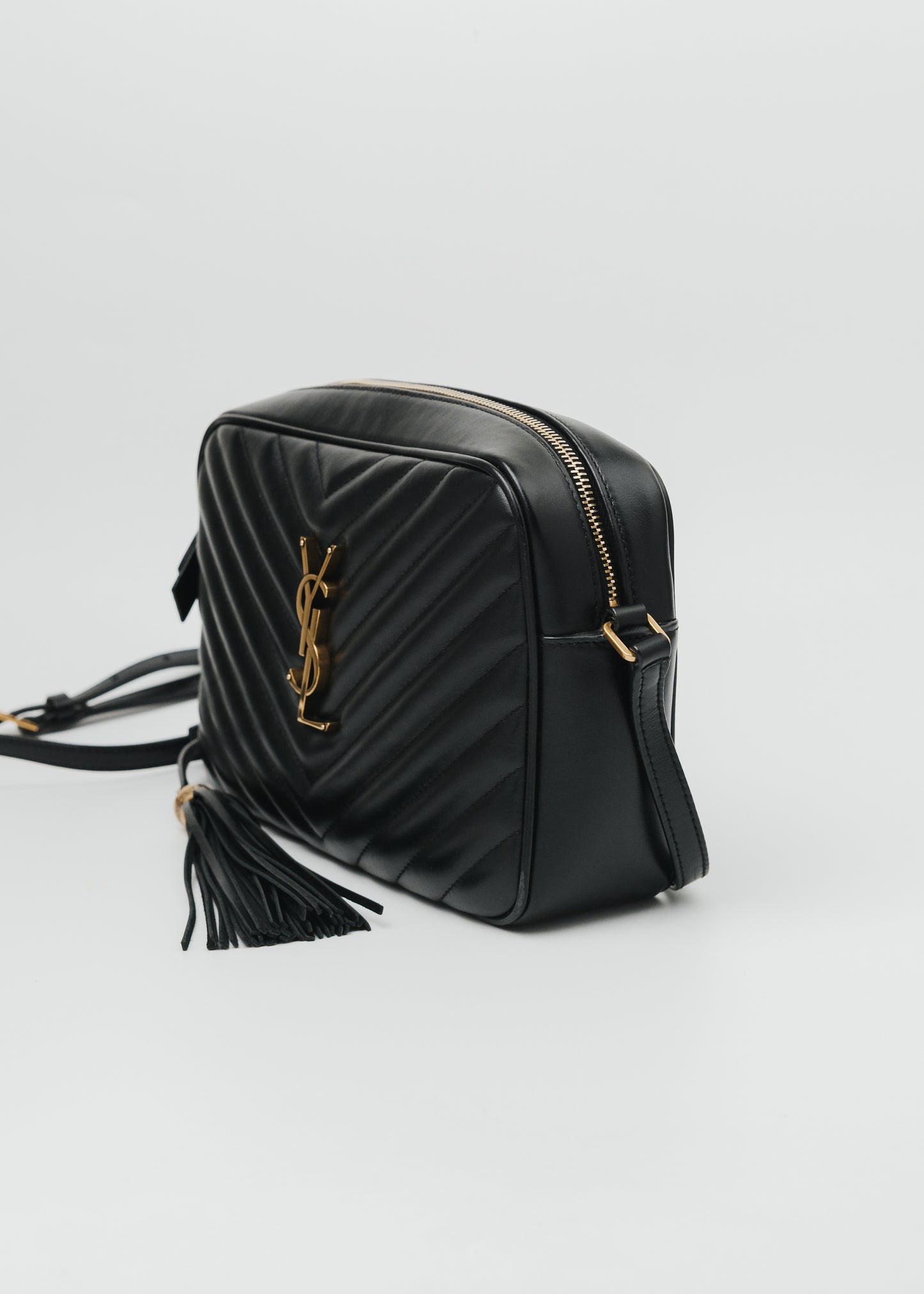 YSL Black Lou Camera Bag