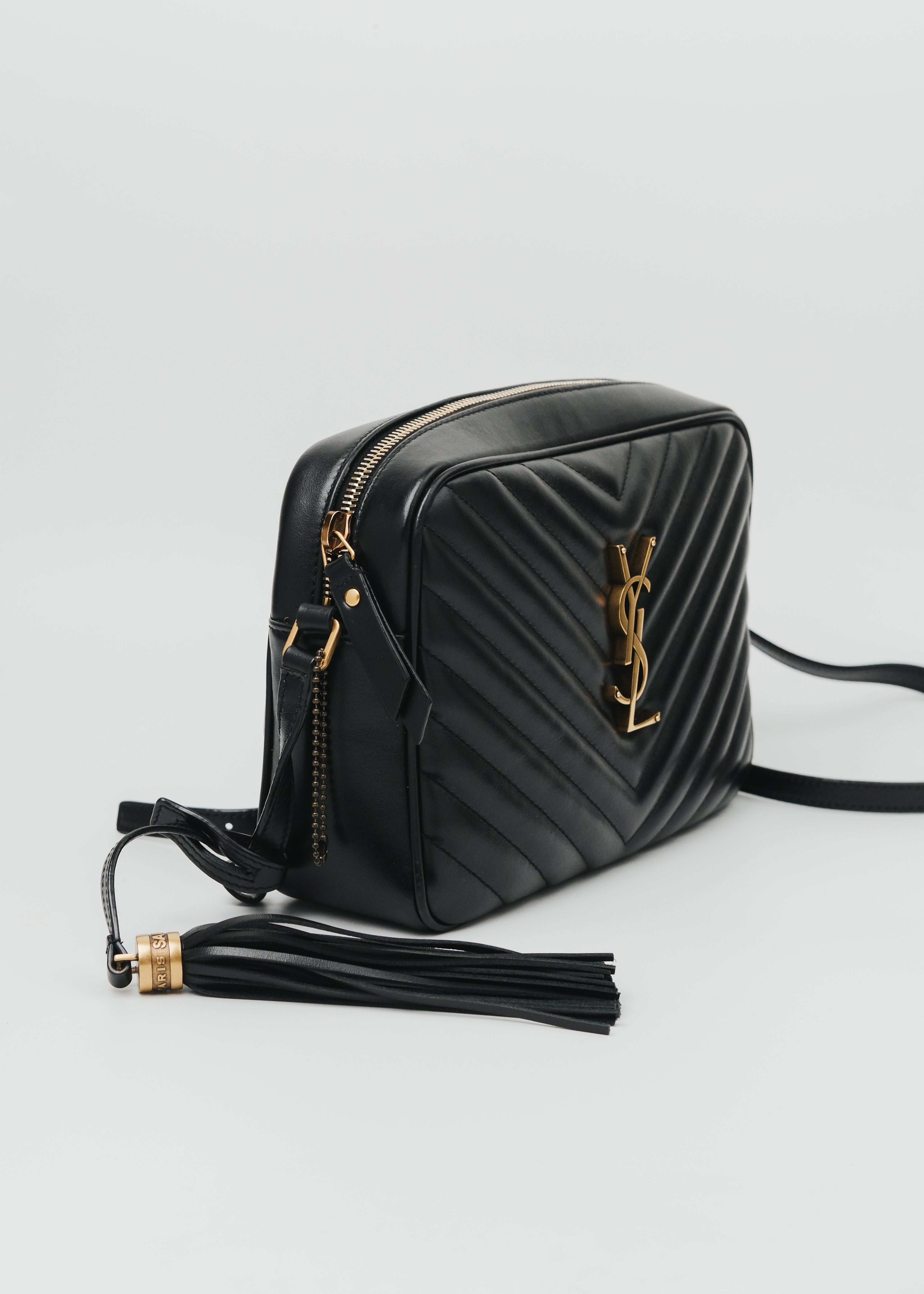 YSL Black Lou Camera Bag