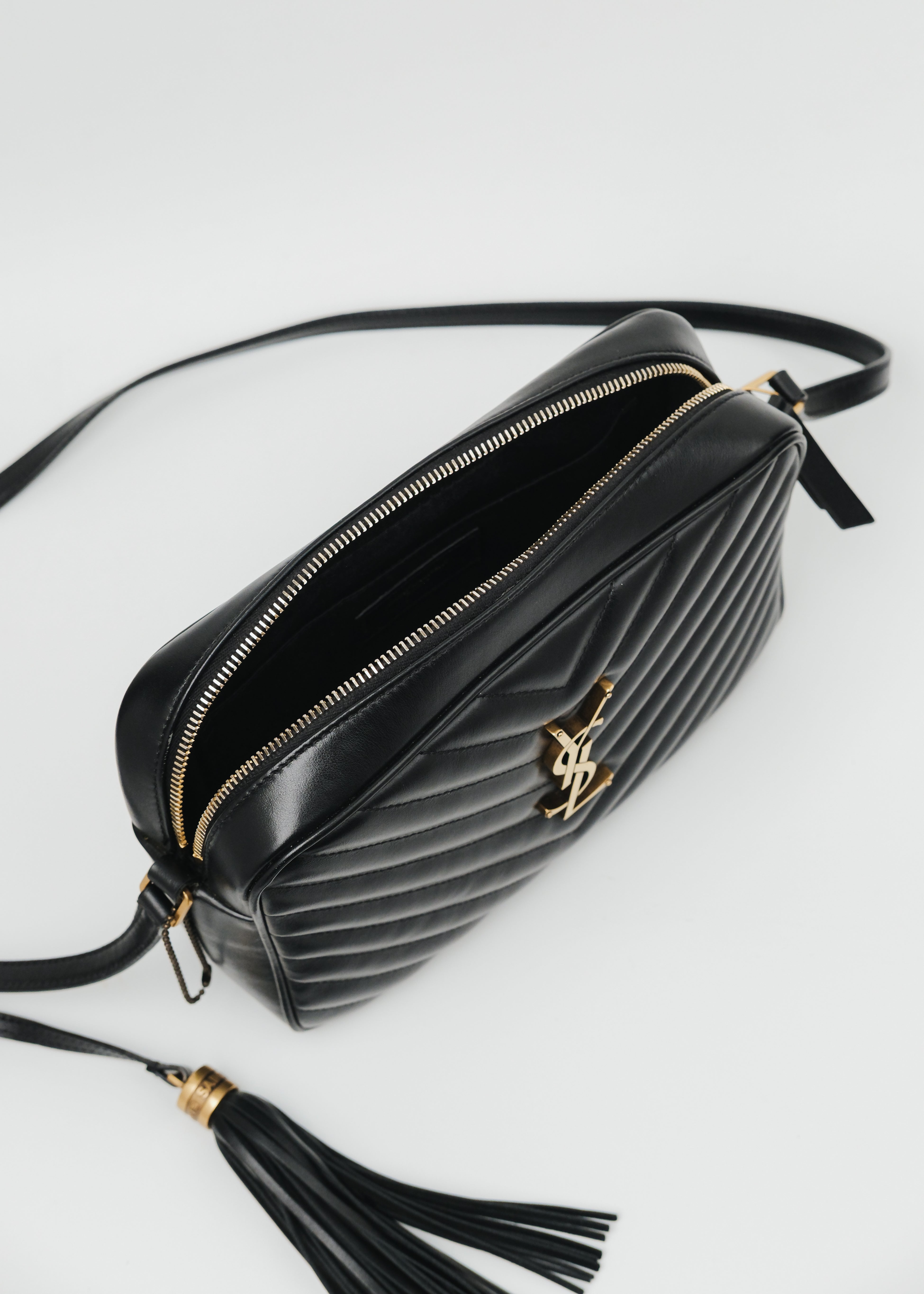 YSL Black Lou Camera Bag