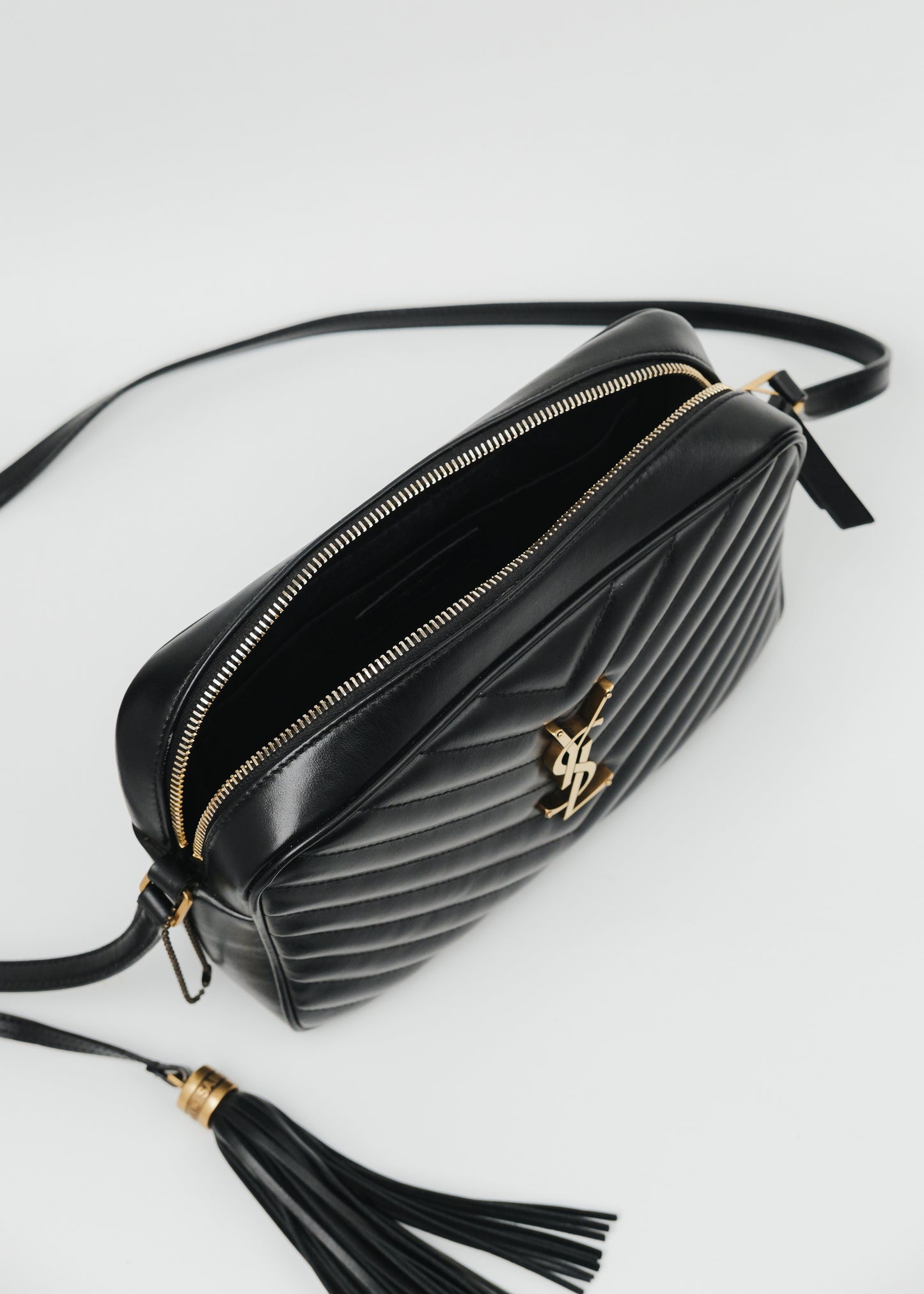 YSL Black Lou Camera Bag