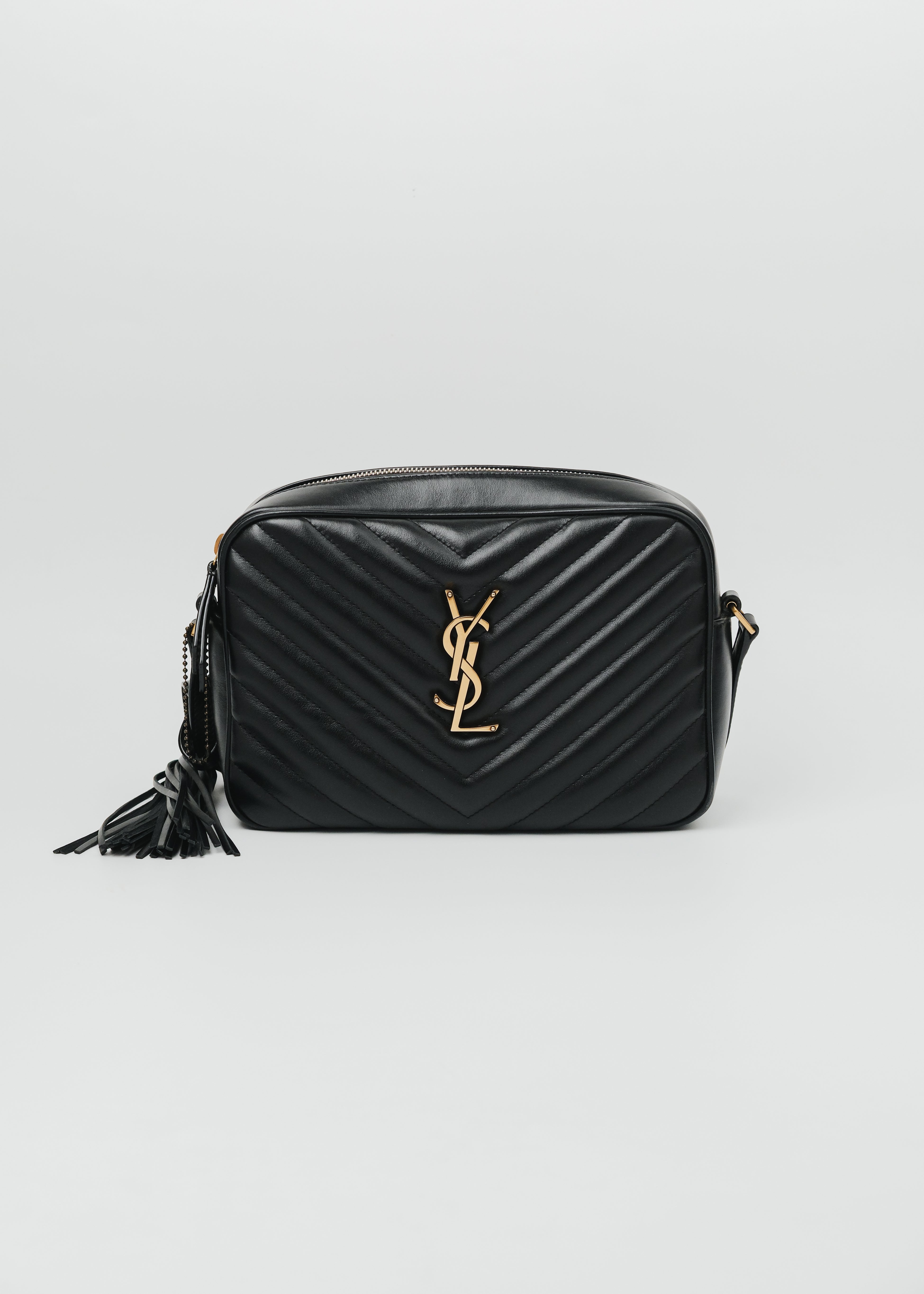 YSL Black Lou Camera Bag
