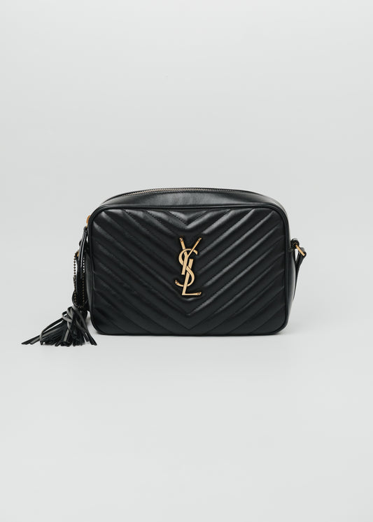 YSL Black Lou Camera Bag